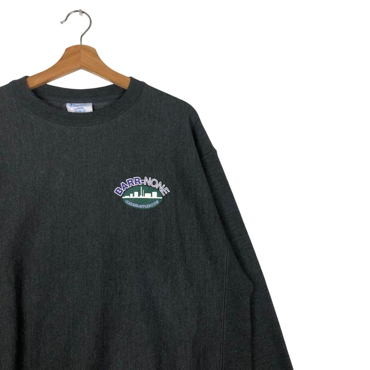 Champion Vintage Reverse Wave Champion Sweatshirt Barr None Big Logo Size US L / EU 52-54 / 3 - 6 Thumbnail