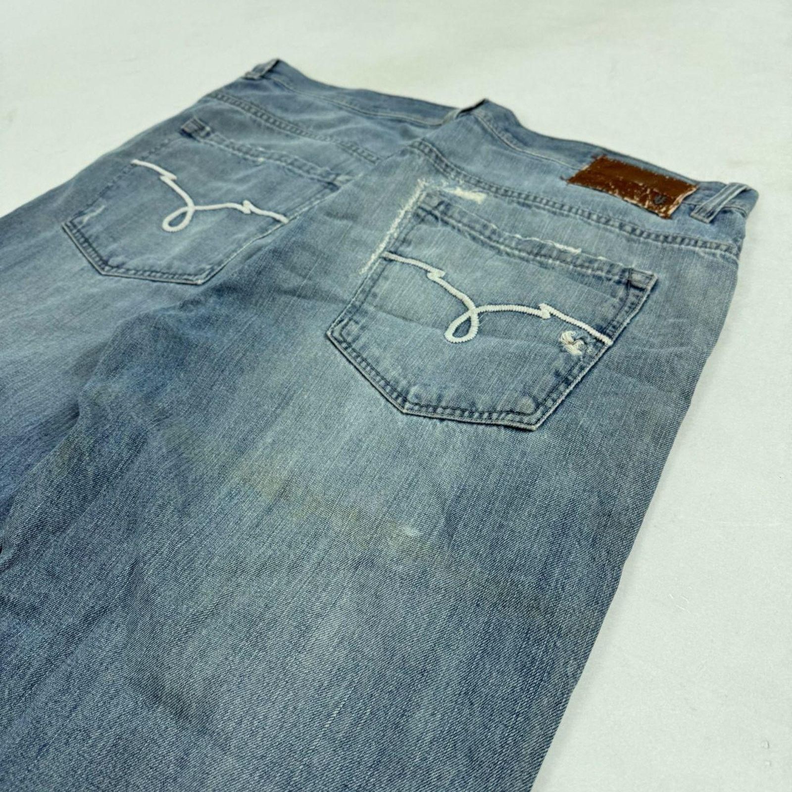 Ecko Unltd. × JNCO × Vintage Vintage y2k grunge ecko unltd archive baggy wide leg jeans Size US 40 / EU 56 - 2 Thumbnail