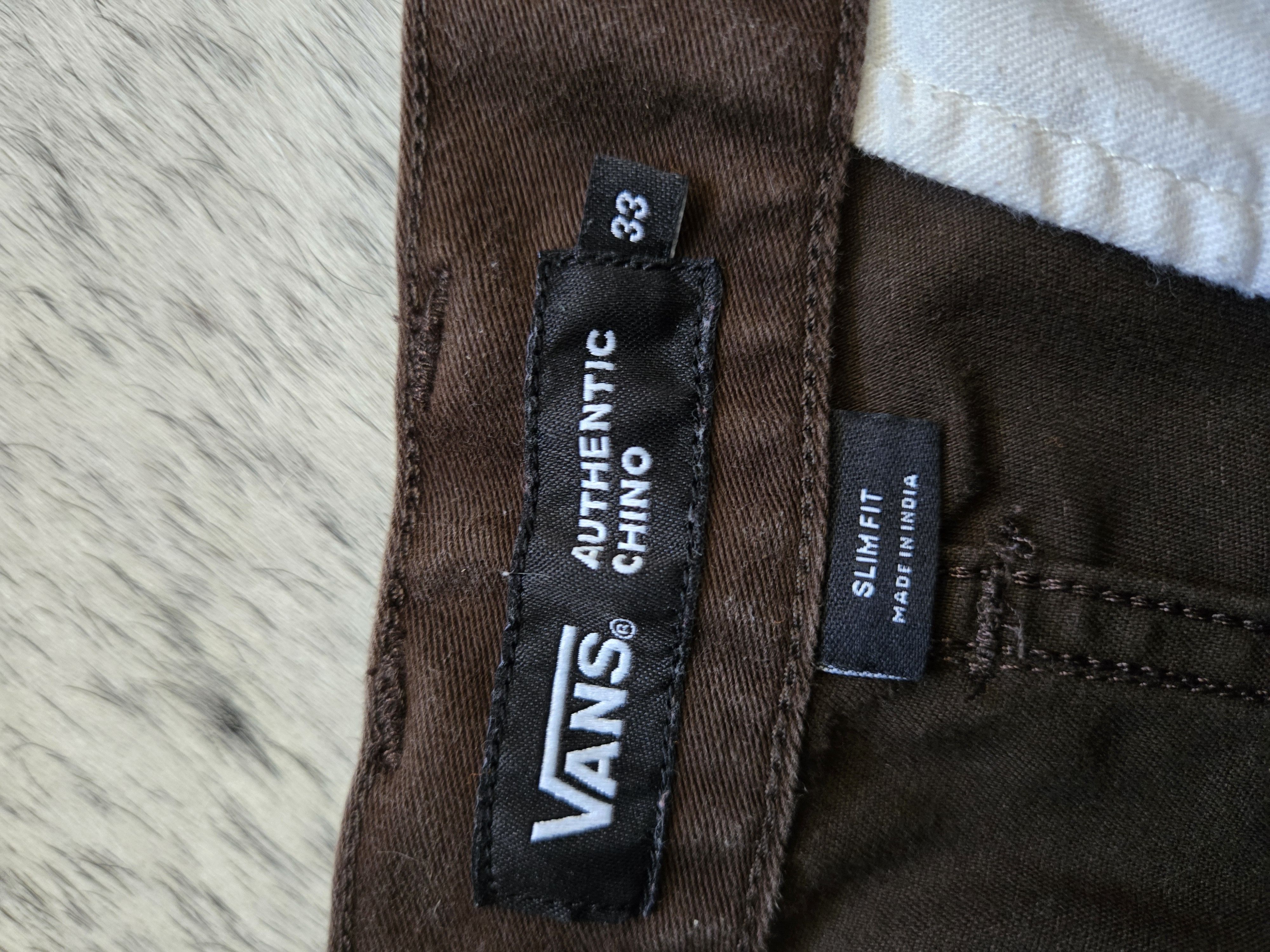 Vans Vans authentic chino slim fit skate pants Size US 33 - 2 Thumbnail