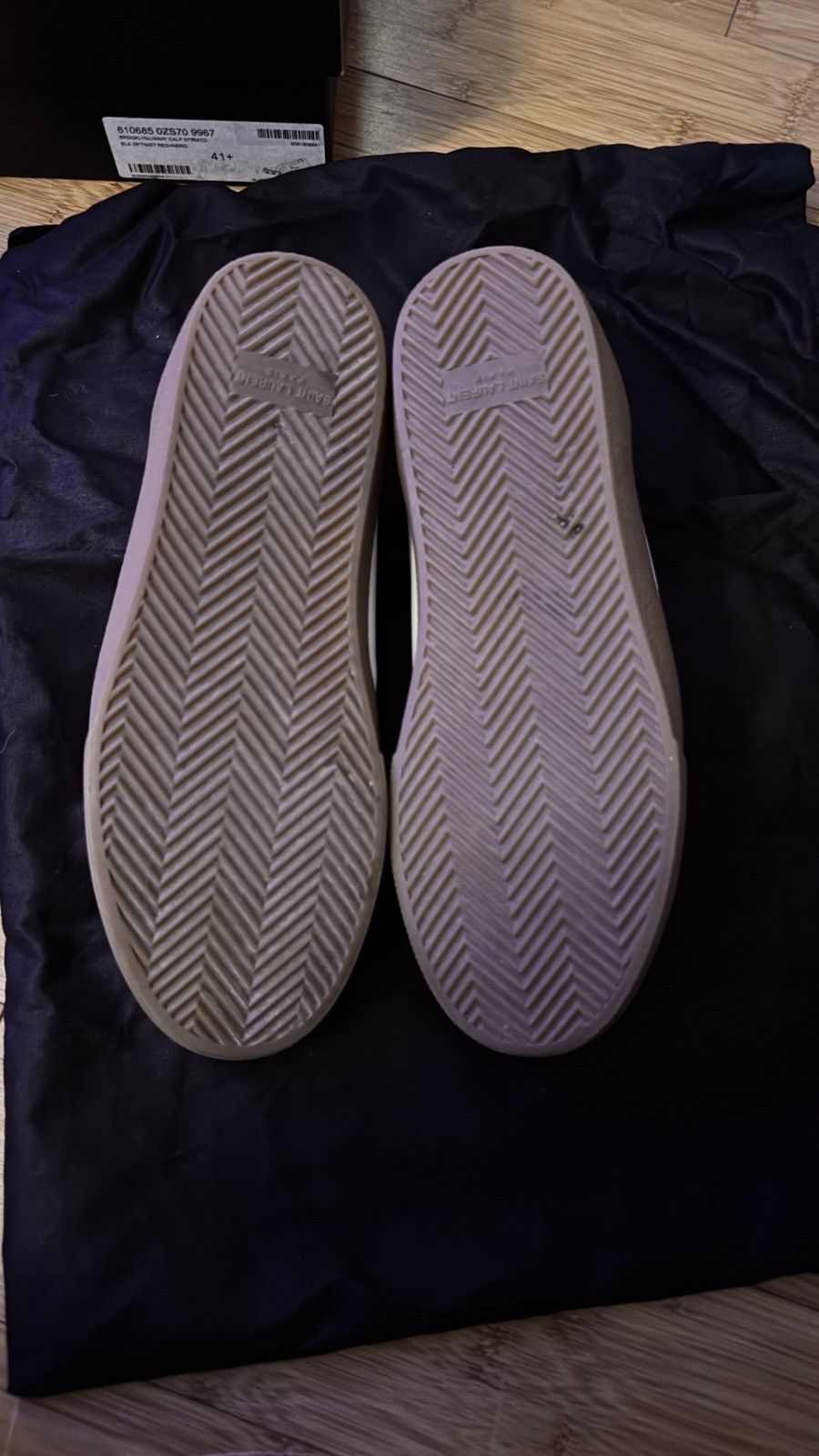 Saint Laurent Paris Saint Laurent Court Classic SL/06 Low 'White Metallic Red' Size US 11 / IT 41 - 6 Thumbnail