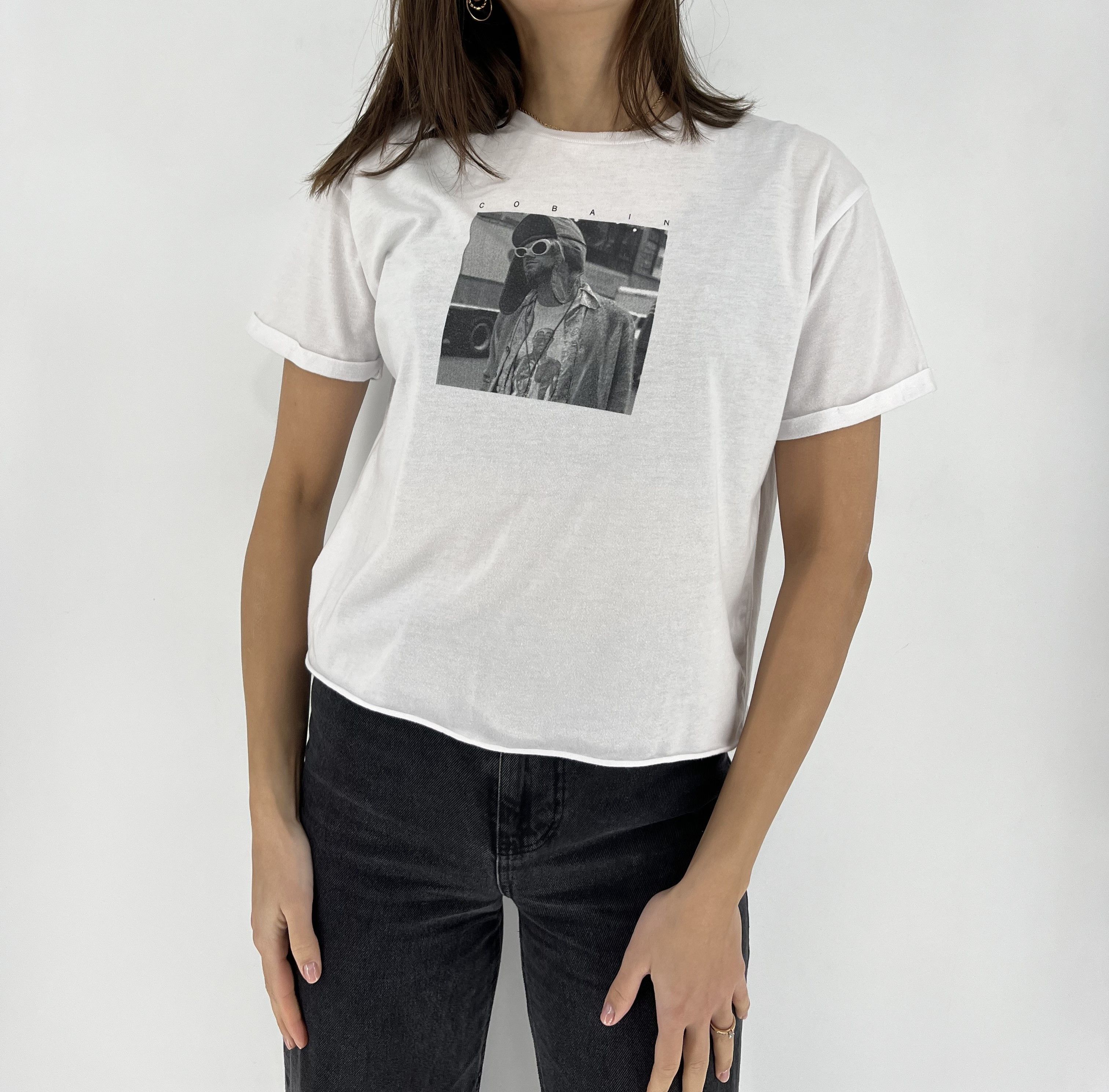 Band Tees Vintage Y2K Kurt Cobain Band Tour Distressed Tshirt Streetwe Size US S / EU 44-46 / 1 - 1 Thumbnail