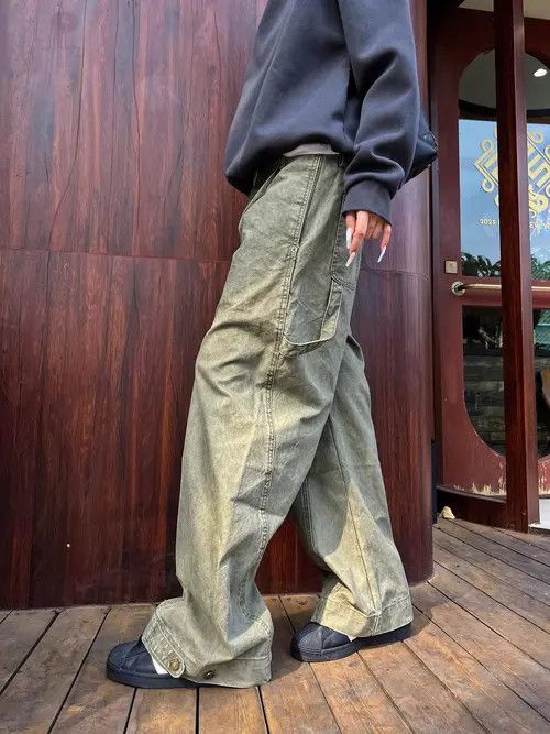 Vintage Asabuki x Maria Vintage Loose Fit Cargo Pants Size US 33 - 2 Thumbnail