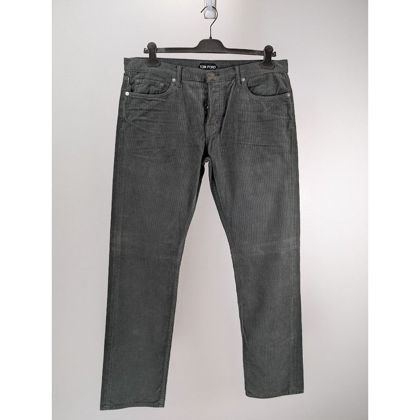Tom Ford o1rshd1 Denim Straight Jeans in Dark Grey Size US 38 / EU 54 - 2 Thumbnail