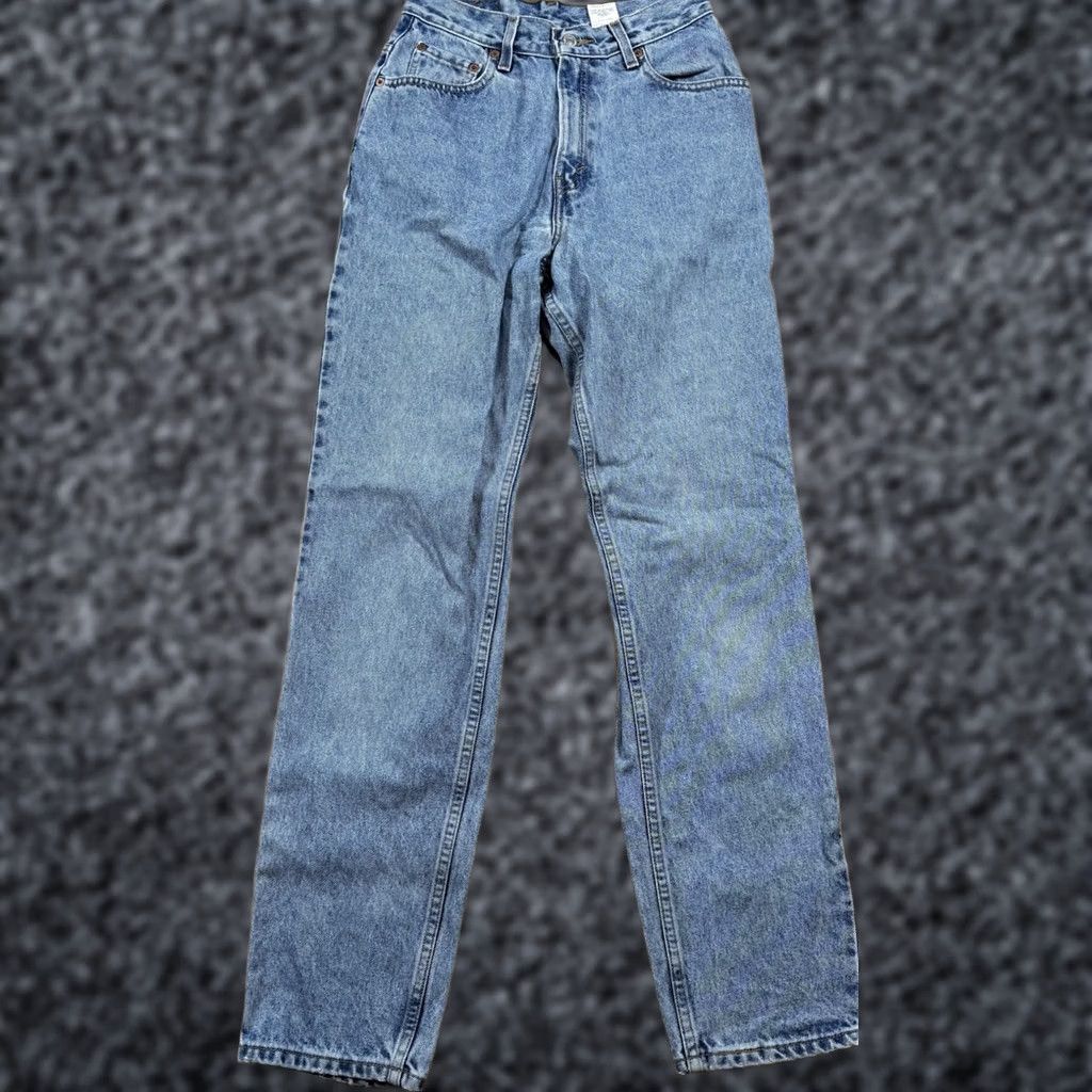 Levi's VINTAGE Levi’s 550 Jeans Womens 6 Light Wash Relaxed Tapered Fit Blue 90s Y2K Pants Mens Womens Girls Size 28" / US 6 / IT 42 - 1 Thumbnail