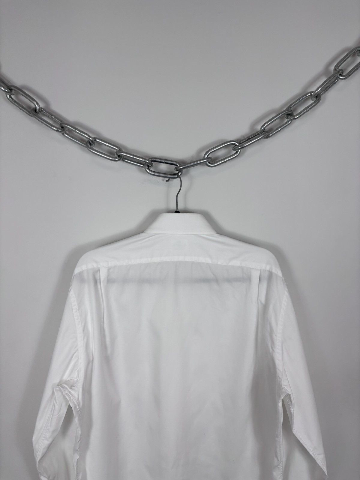 Other Emanuel Berg Men’s White Dress Button Up Shirt French Cuff Size US XL / EU 56 / 4 - 18 Thumbnail