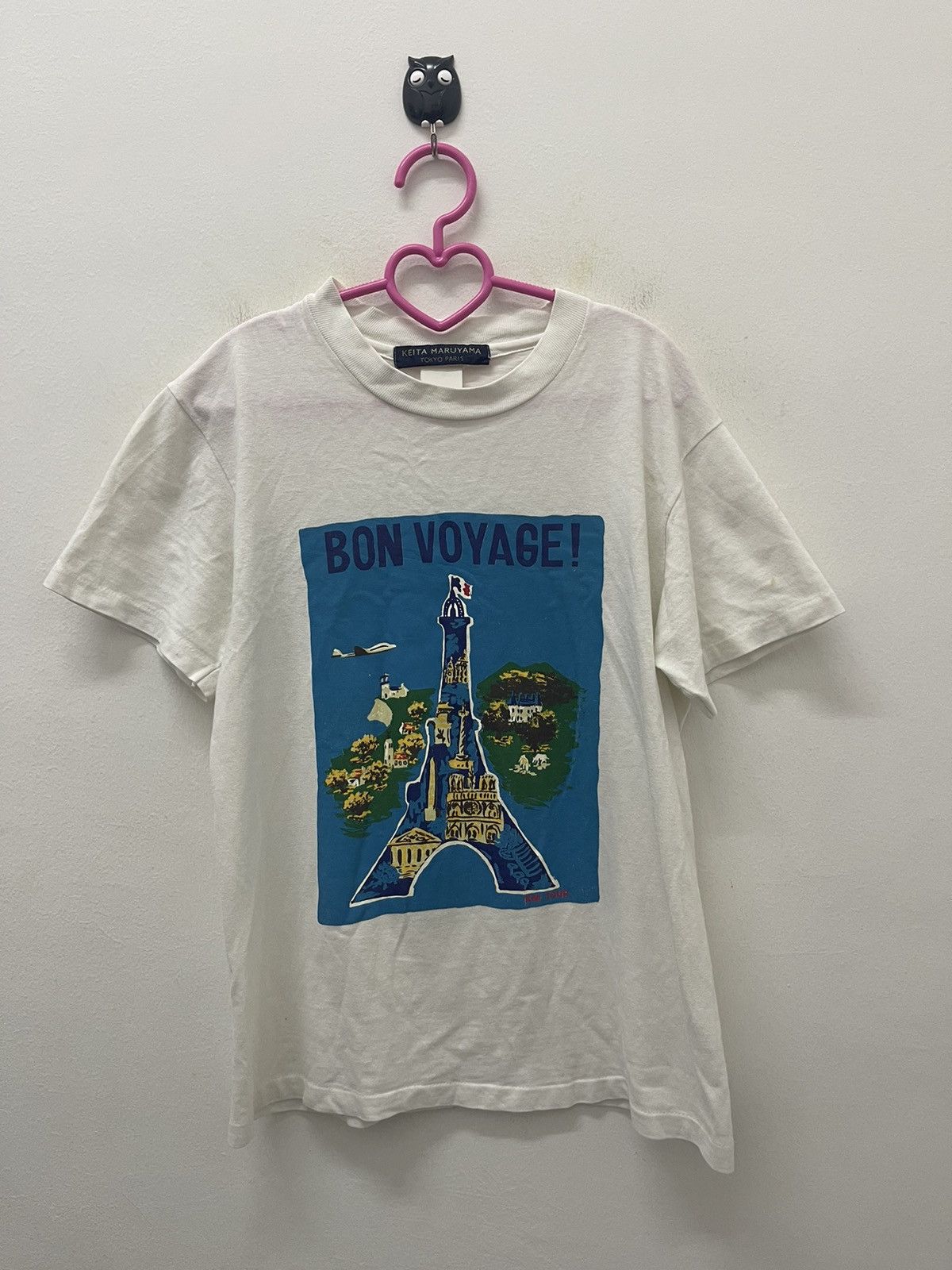 image of Keita Mruyama 90's Vintage Keita Maruyama Bon Voyage Km Tour in White, Men's (Size Small)