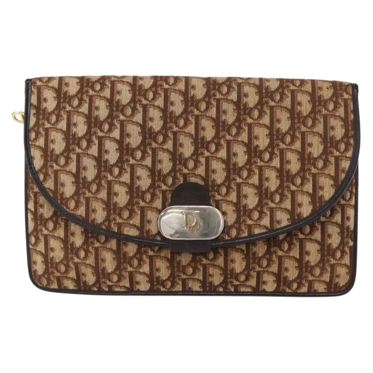 Dior Christian Dior Vintage Trotter Shoulder Bag Canvas Size ONE SIZE - 1 Thumbnail