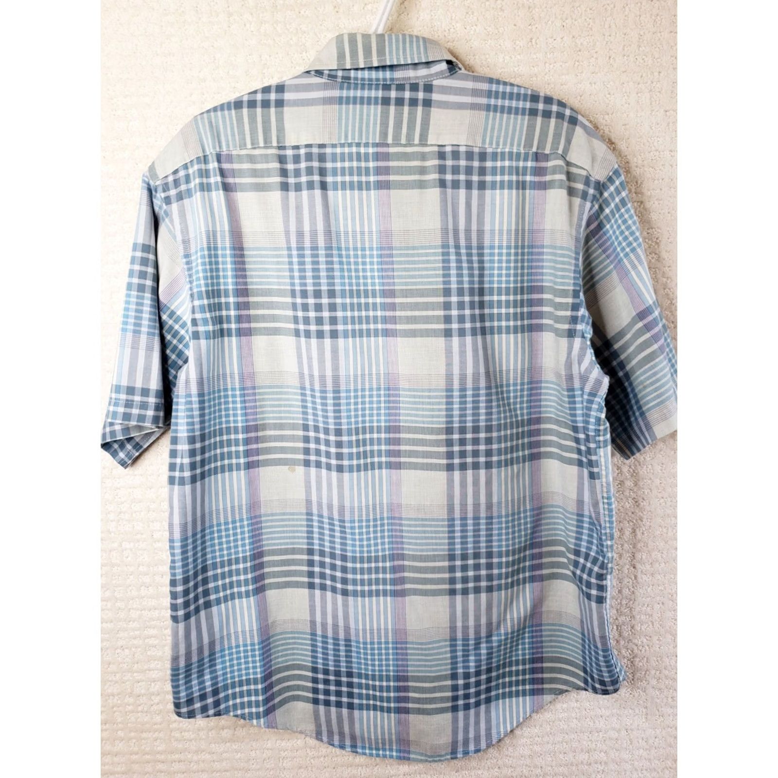 Pendleton Pendleton Men's Shirt L Short Sleeve Plaid Button Down Multicolor Casual Cotton Regular Fit Size US 33 - 5 Thumbnail