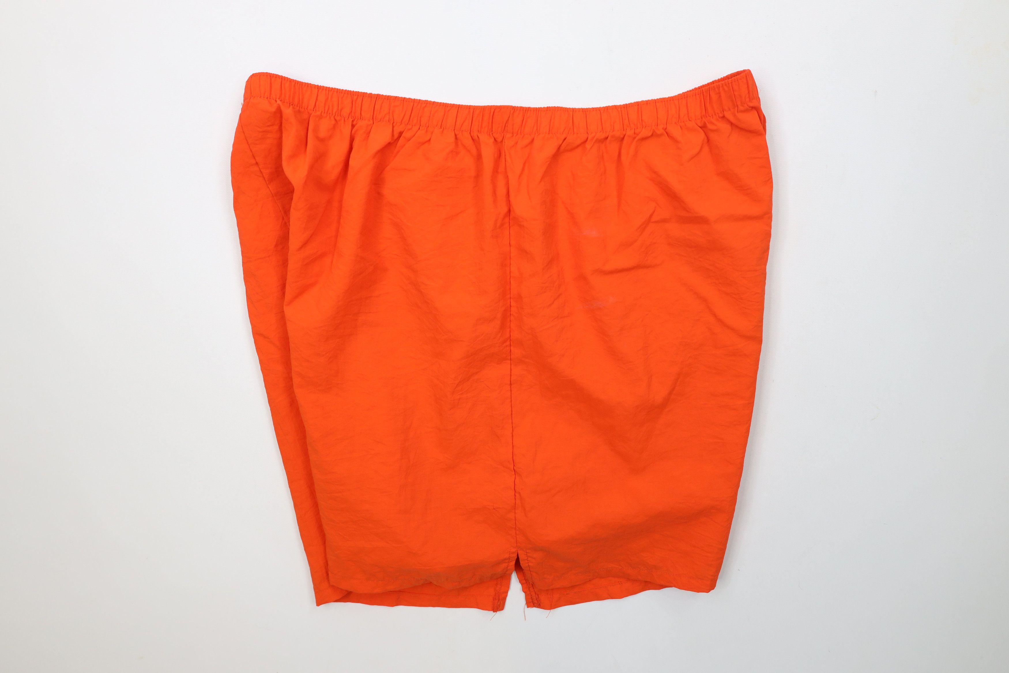 Vintage Vintage 90s Streetwear Knee Soccer Shorts Baggies Orange USA Size 32" / US 10 / IT 46 - 9 Thumbnail