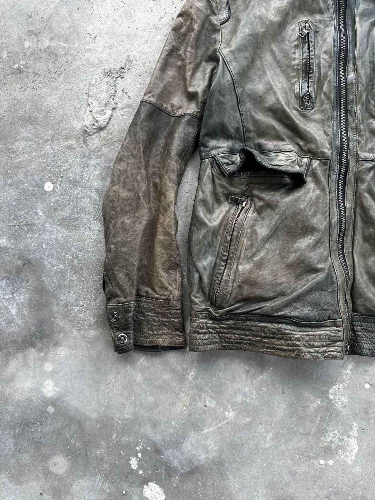 Japanese Brand High Street Leather Jacket y2k Size US M / EU 48-50 / 2 - 5 Thumbnail