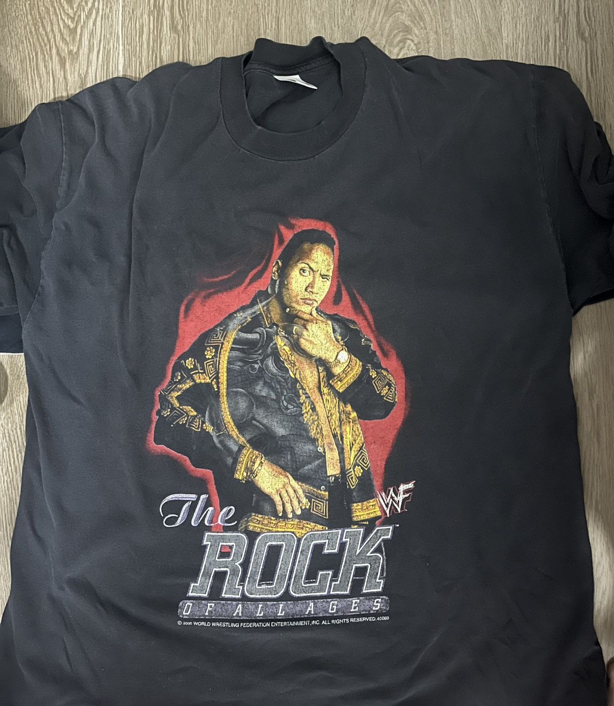 WWF 2000’s wwf the rock Size US XL / EU 56 / 4 - 1 Thumbnail