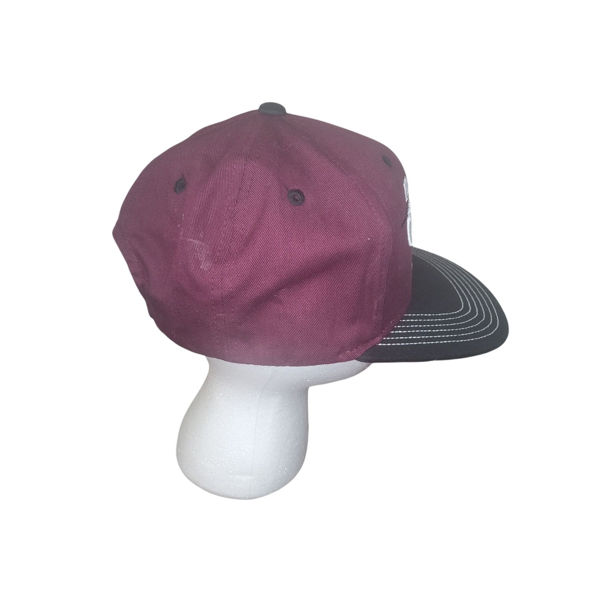 NCAA NCAA Harvard Snapback Hat Youth Crimson Maroon Black Casual Size ONE SIZE - 2 Thumbnail