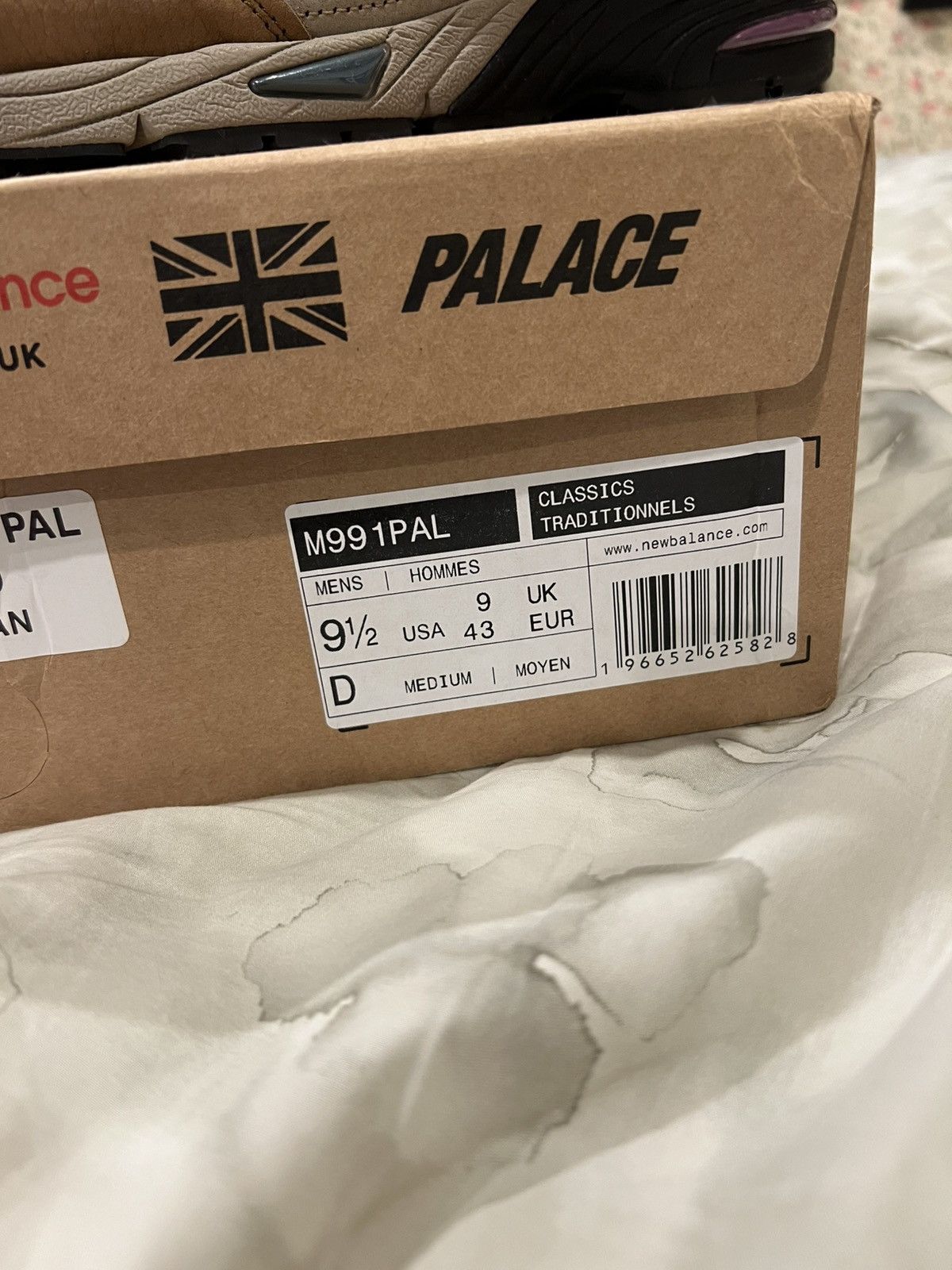 New Balance × Palace New Balance 991 MiUK Palace Teal Size US 9.5 / EU 42-43 - 7 Thumbnail