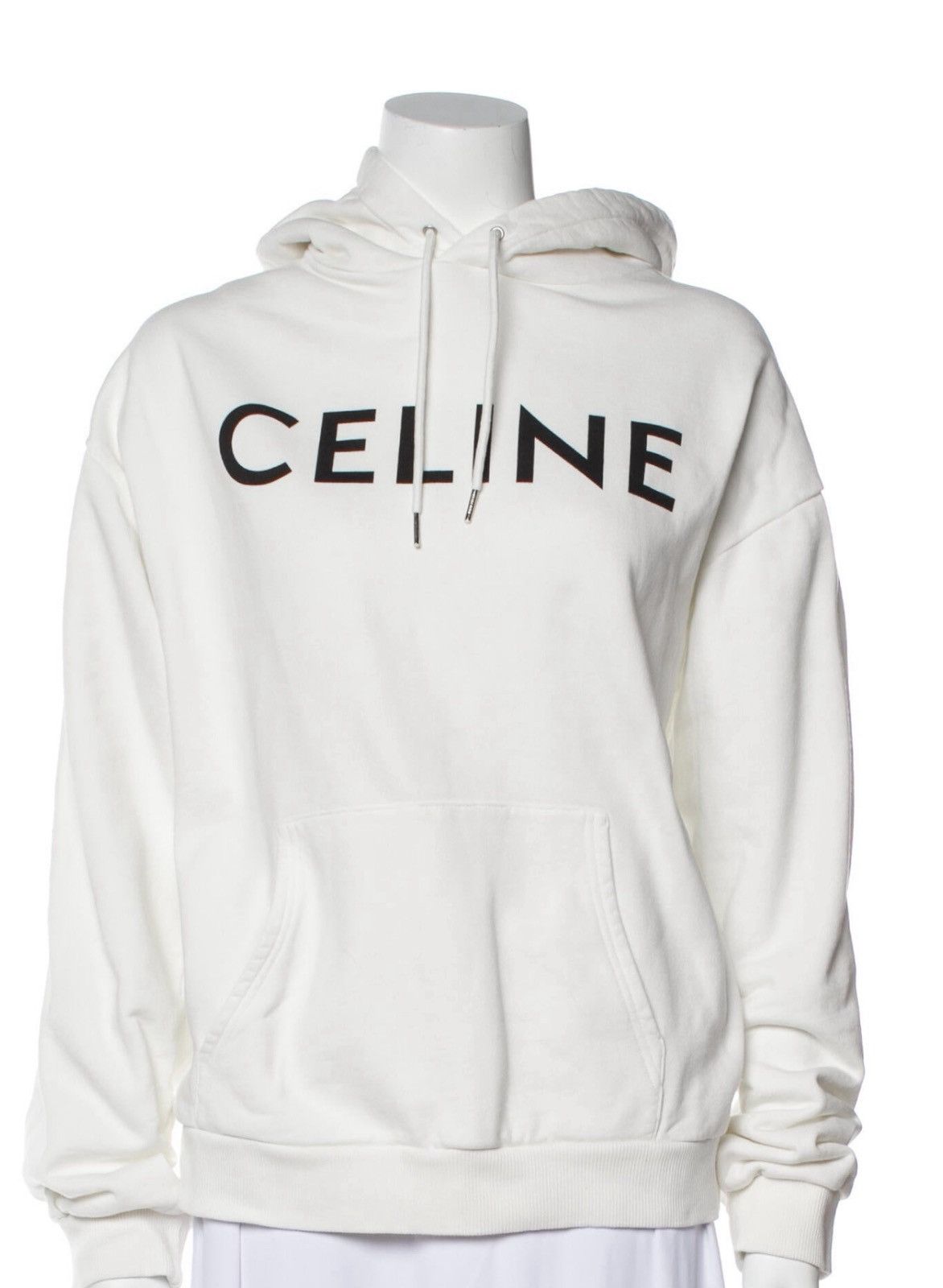 Celine CELINE logo hoodie Size US XL / EU 56 / 4 - 1 Thumbnail