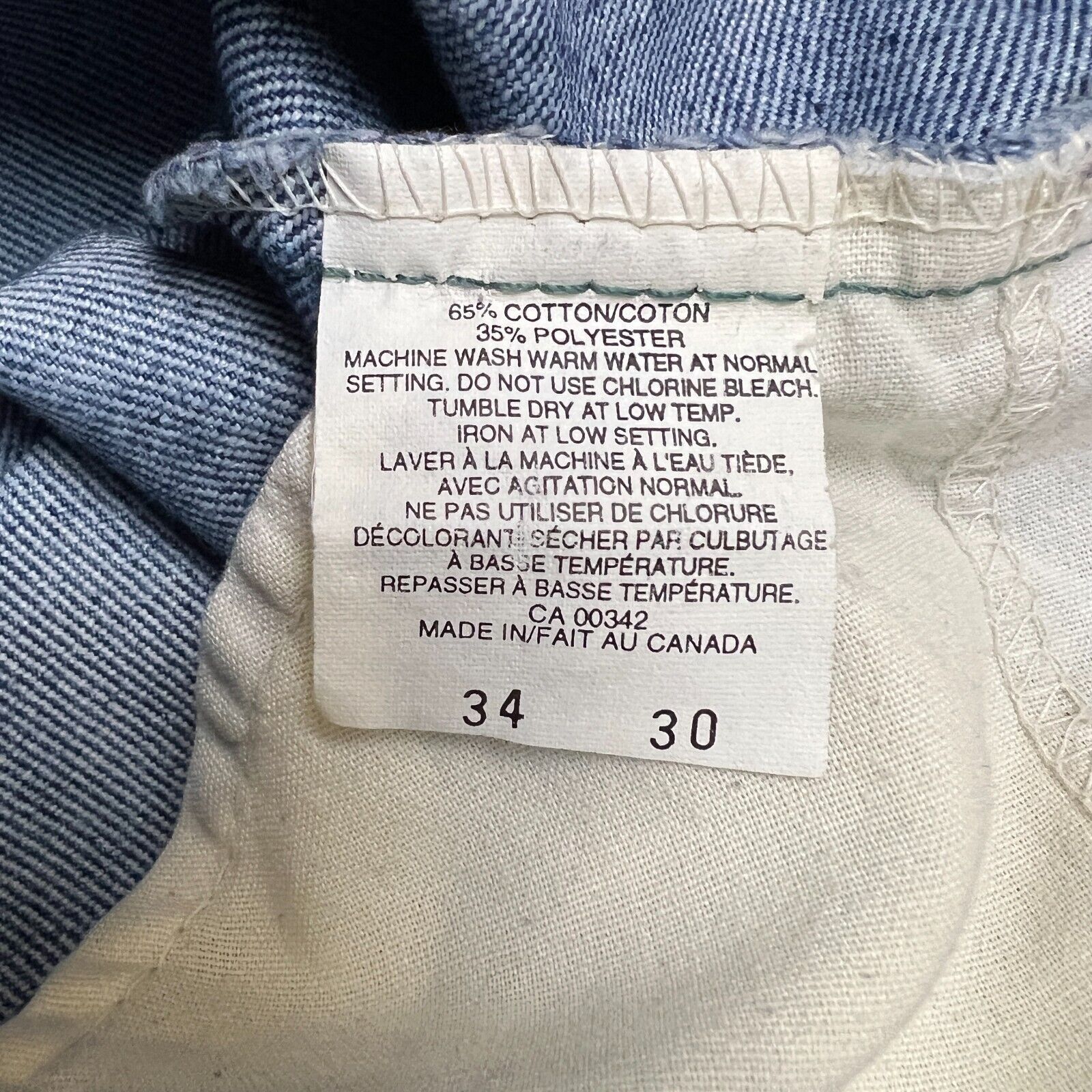 Levi's × Vintage Vintage 90s Levi's 505 34x30 White Tab Straight Relax Denim Size US 32 / EU 48 - 11 Thumbnail