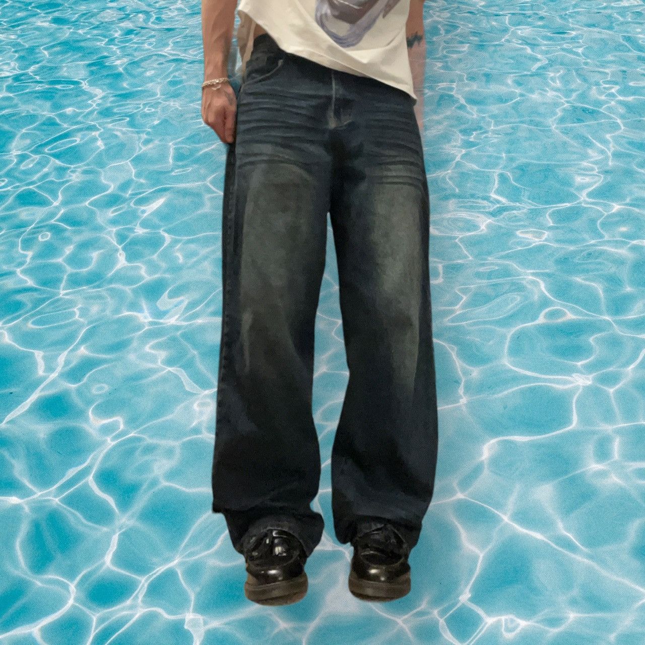 basketcase gallery Insane Basketcase gallery garage wash baggy jeans