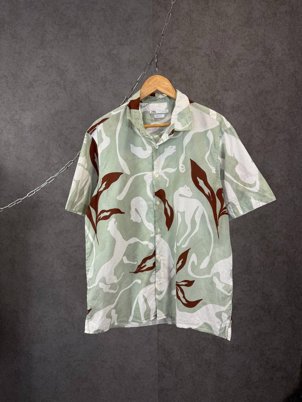 Zara Zara Man art crazy hawaiian shirt Size US L / EU 52-54 / 3 - 1 Thumbnail