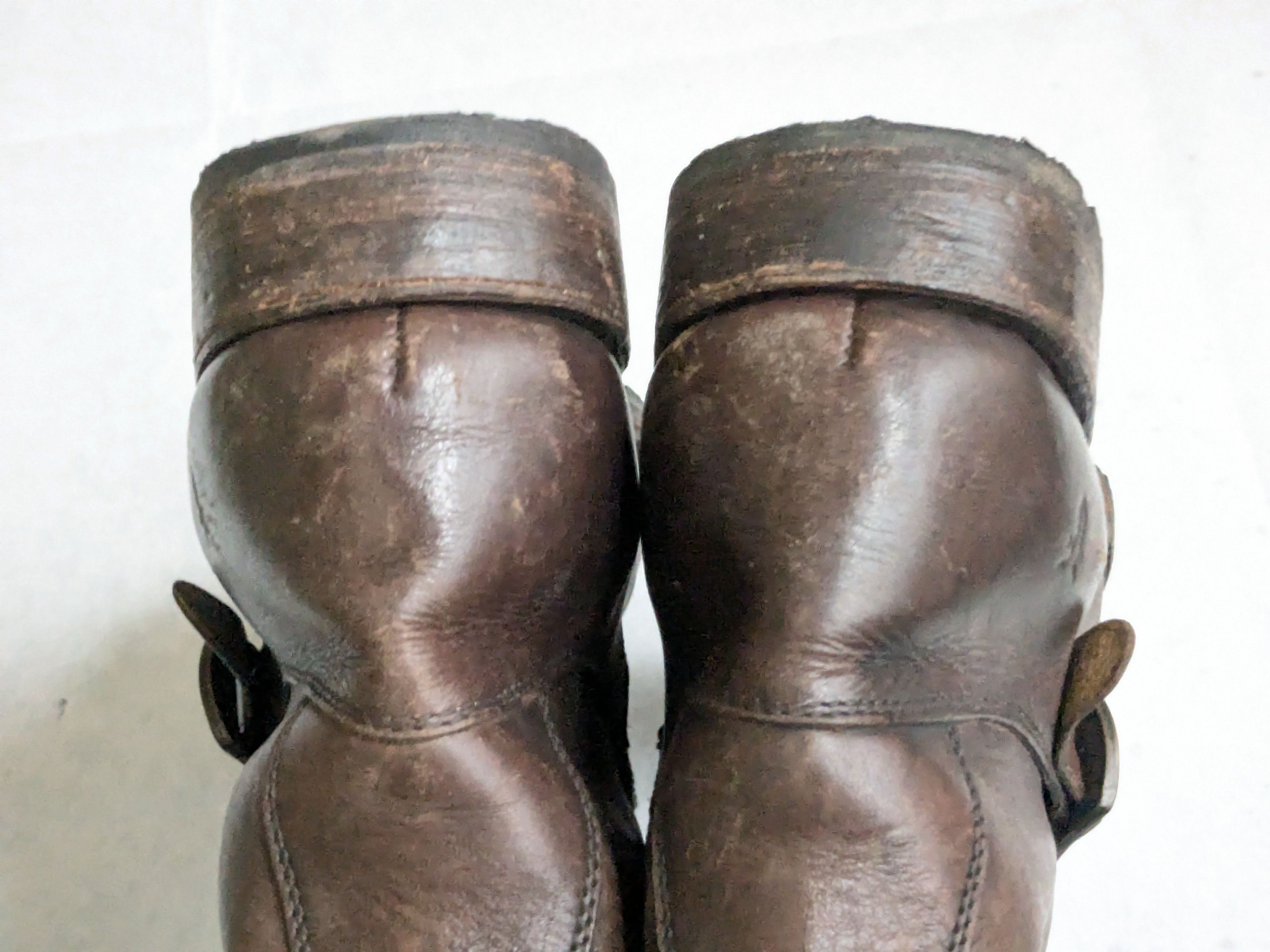 Frye Frye Engineer Boots Brown Leather 12 D Leather Buckle Size US 12 / EU 45 - 12 Thumbnail