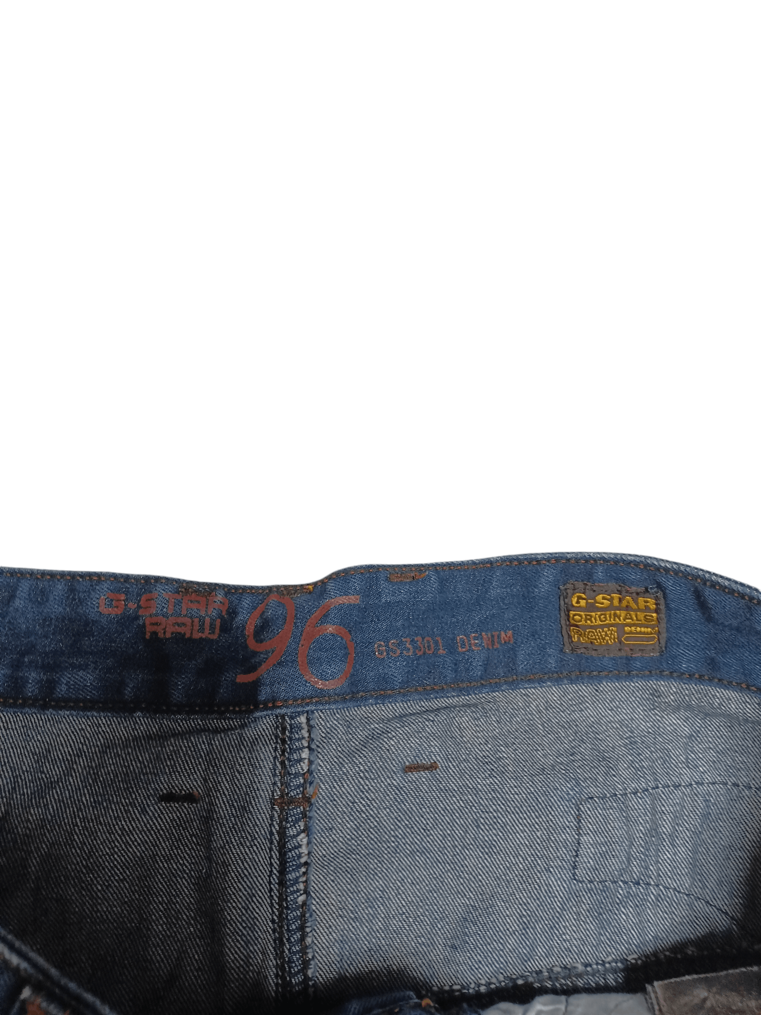 G-Star G STAR RAW 96 3301 VINTAGE W34 L32 JEANS DENIM Size US 34 / EU 50 - 5 Thumbnail