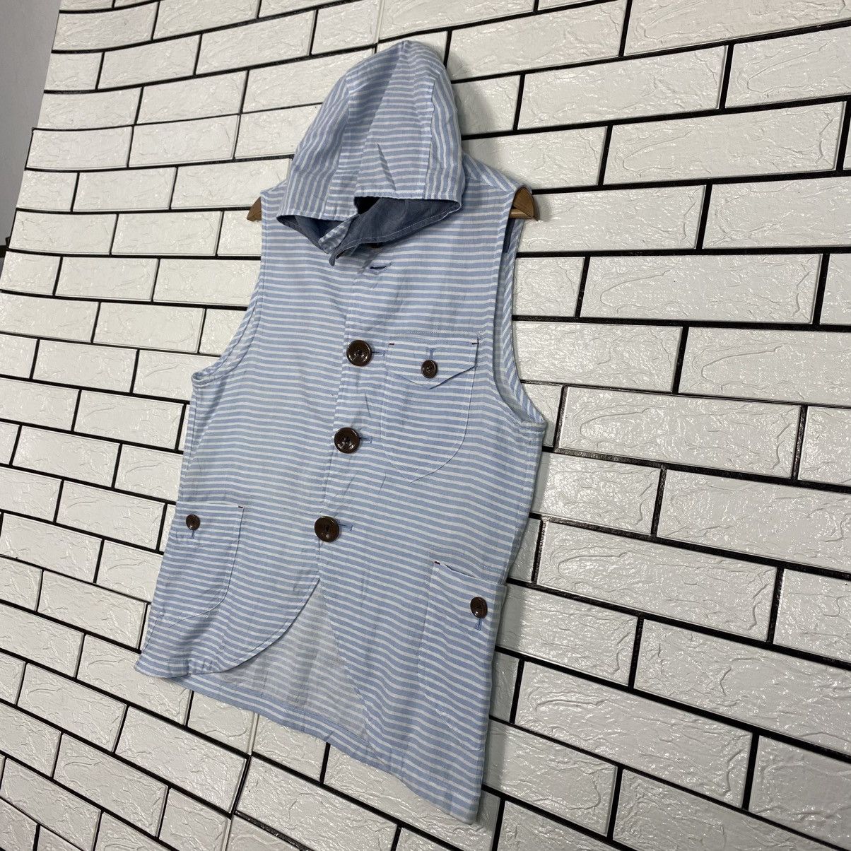 Hysteric Glamour 📌Vintage Vest Jacket Chore Beno Striped Design Size US L / EU 52-54 / 3 - 3 Thumbnail