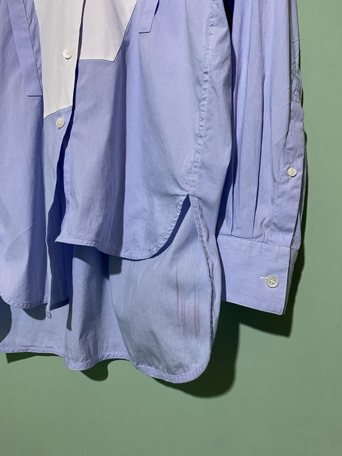 LOEWE COLORBLOCK ASYMMETRIC SHIRT