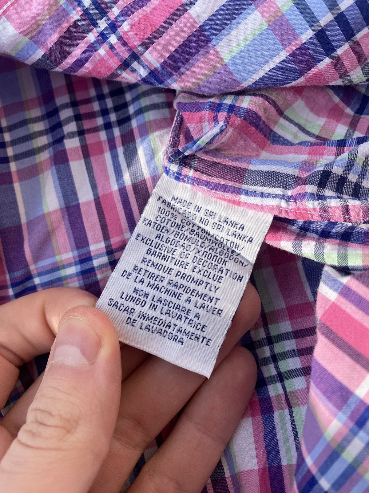 Polo Ralph Lauren Multicolor tartan Ralph lauren mini pony logo shirt button Size US S / EU 44-46 / 1 - 3 Thumbnail