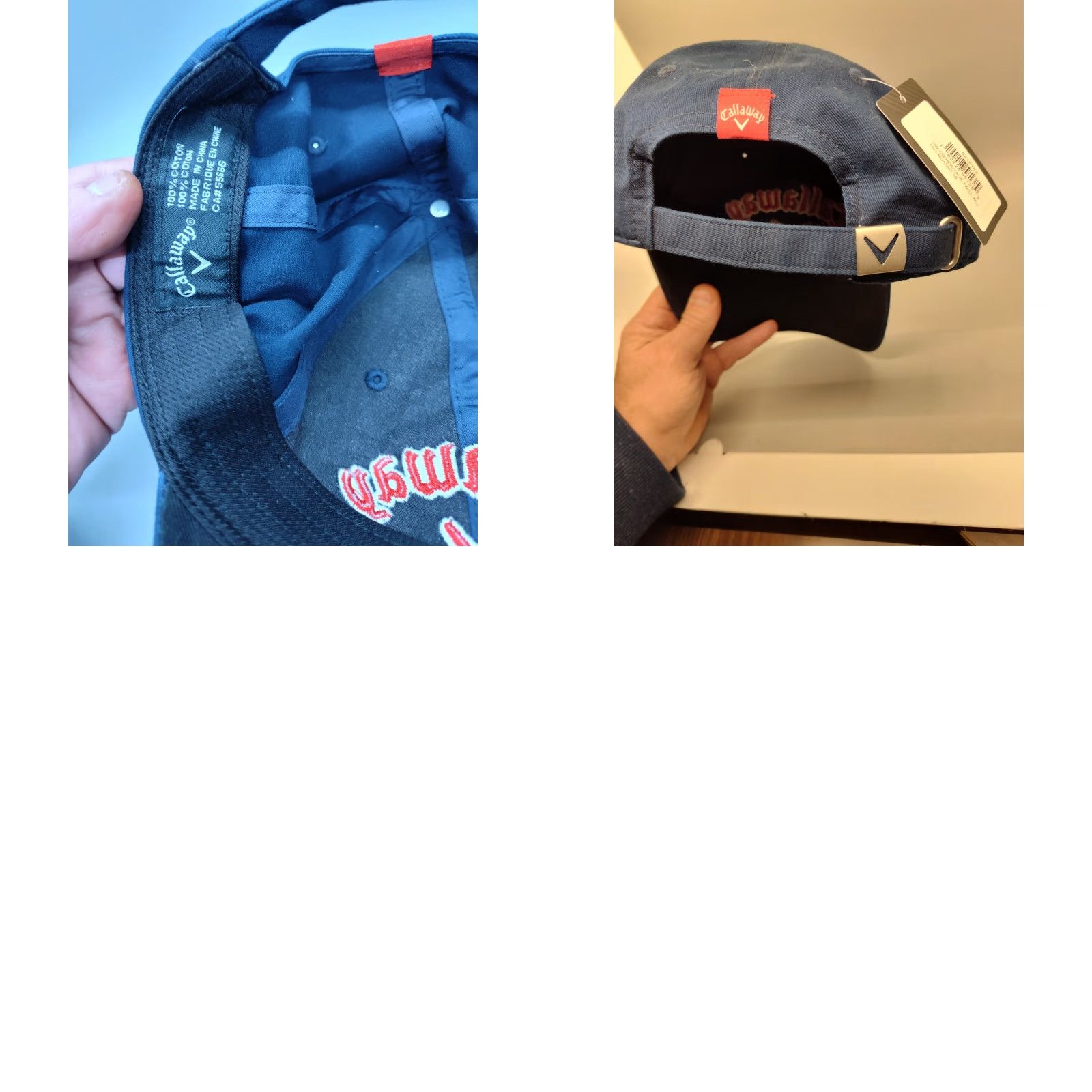 Callaway CALLAWAY Golf Hat Blue Adjustable Unisex Adults Embroidered Logo NWT Size ONE SIZE - 8 Thumbnail