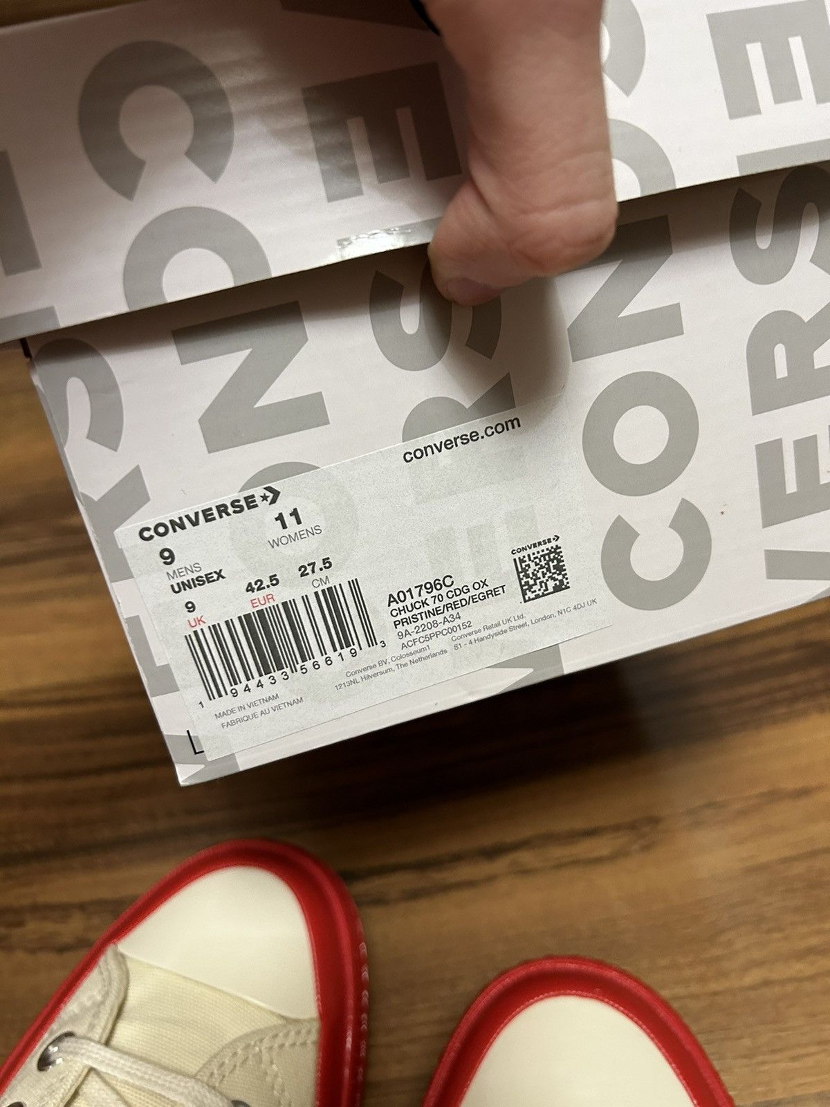 Comme des Garcons PLAY × Converse Comme des garçons play chuck x converse Size US 10 / EU 43 - 8 Thumbnail