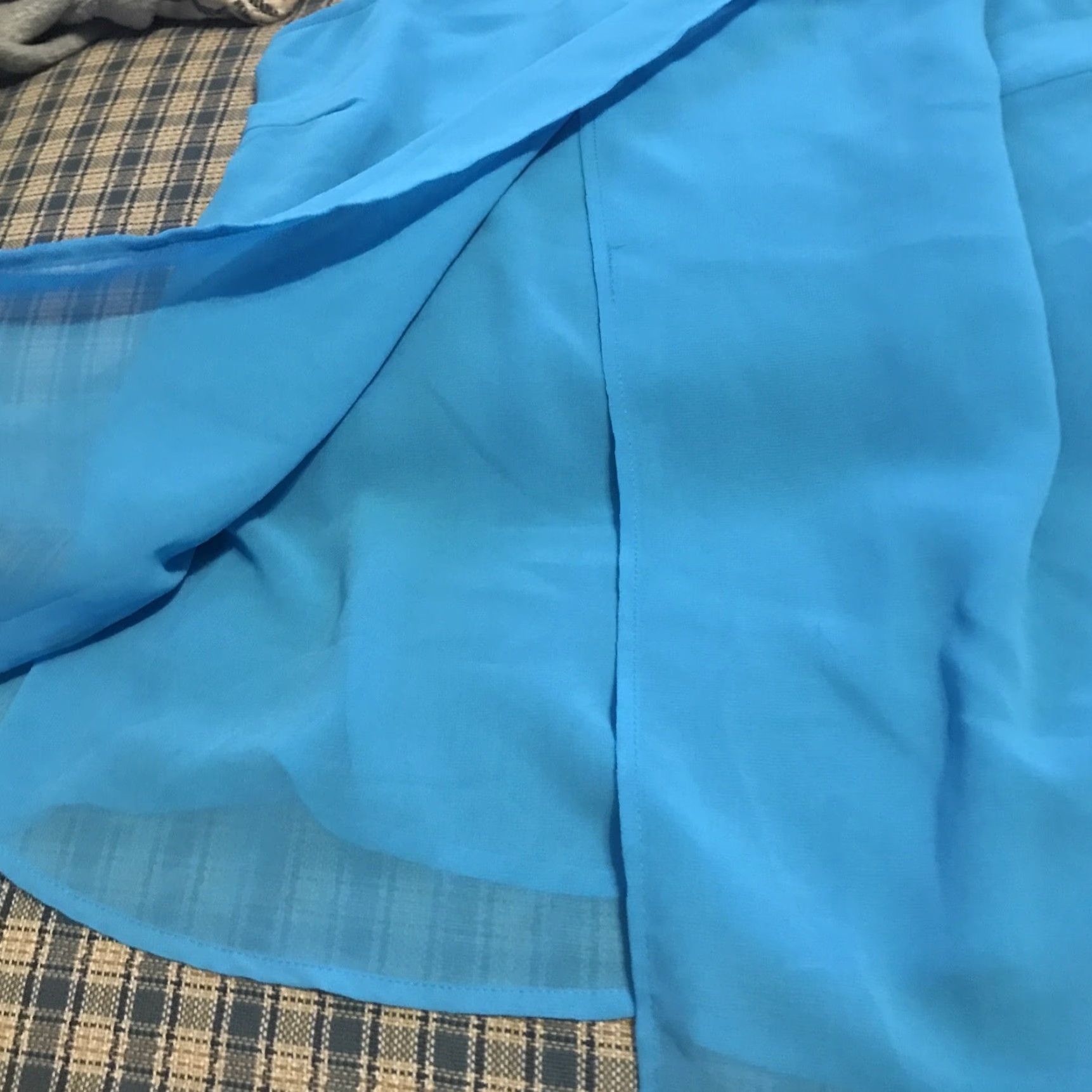 Vintage Bobeau Women's Tank Blouse Blue M Sleeveless Size M Shirt, Blue, Women Size M / US 6-8 / IT 42-44 - 2 Thumbnail