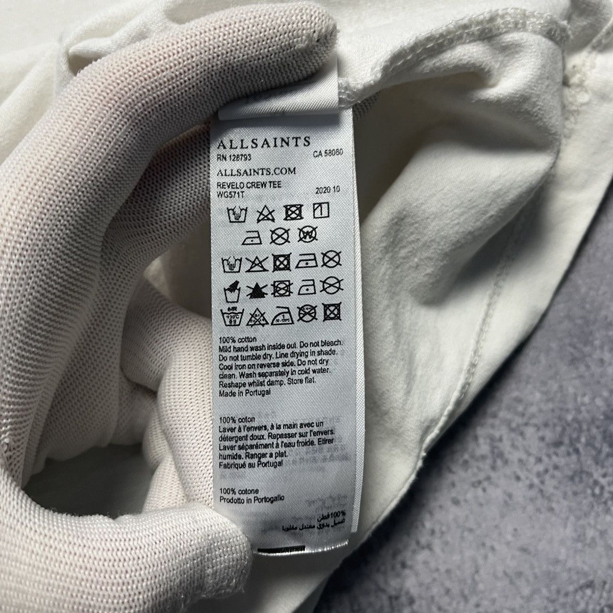 Allsaints × Designer Allsaints Big Logo Tee Y2K Luxury Designer Streetwear Size US M / EU 48-50 / 2 - 9 Thumbnail
