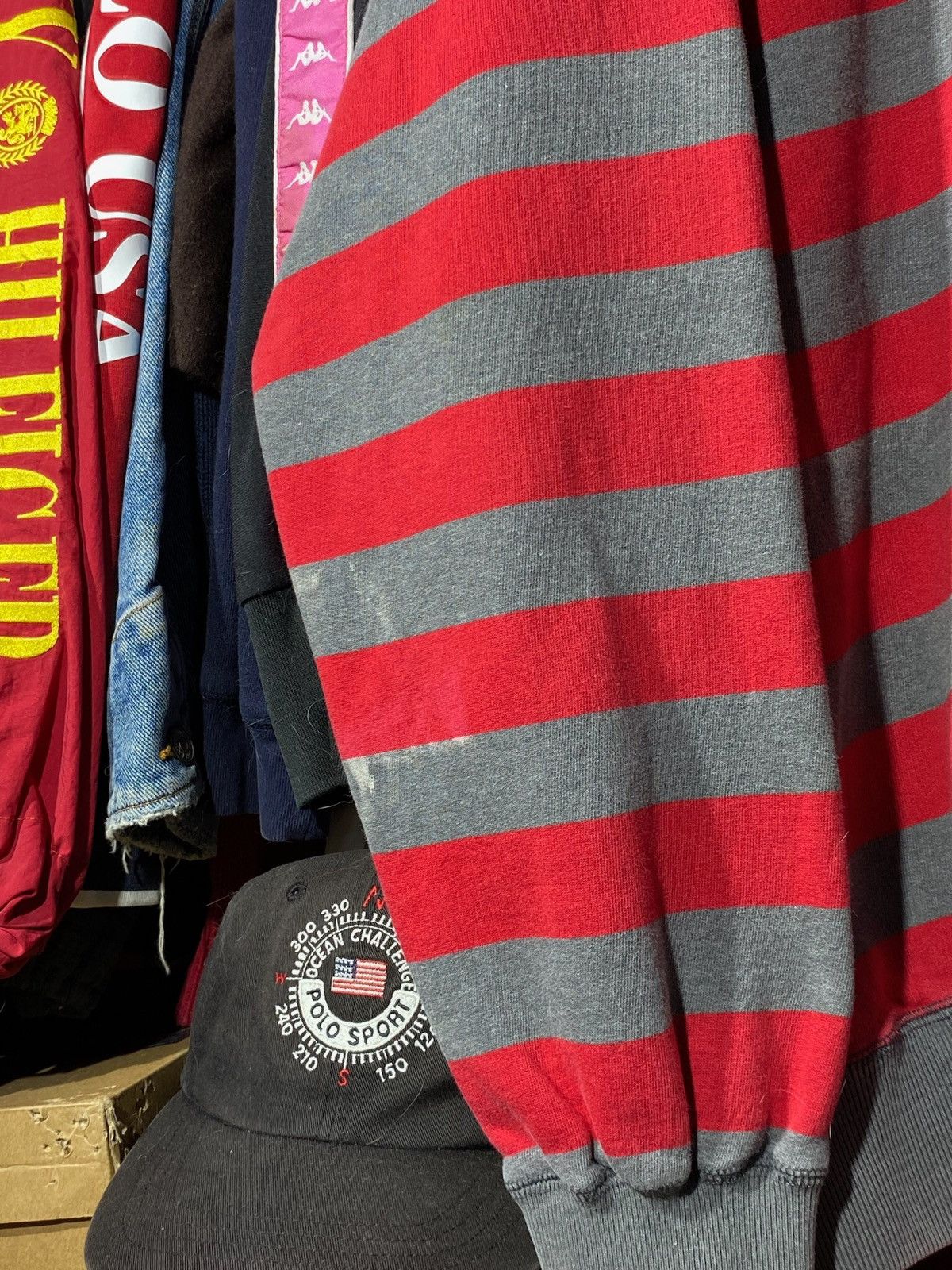 RRL Ralph Lauren Rare Crewneck Polo Freddy Krueger OG Vintage Size US L / EU 52-54 / 3 - 5 Thumbnail