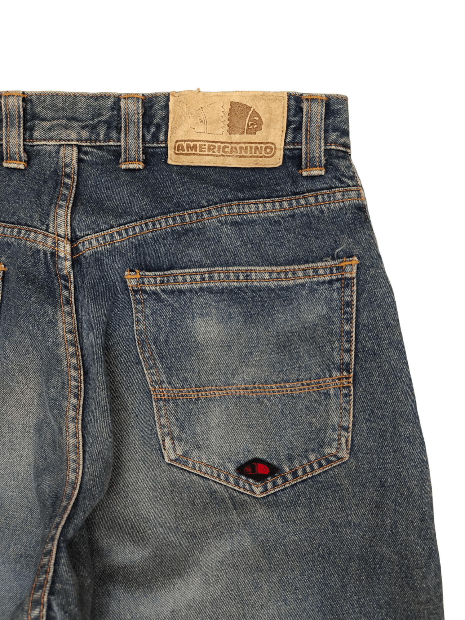 JNCO Crazy Vintage Y2k Americanino Wide Leg Jnco Style Baggy Jean Size US 32 / EU 48 - 3 Thumbnail