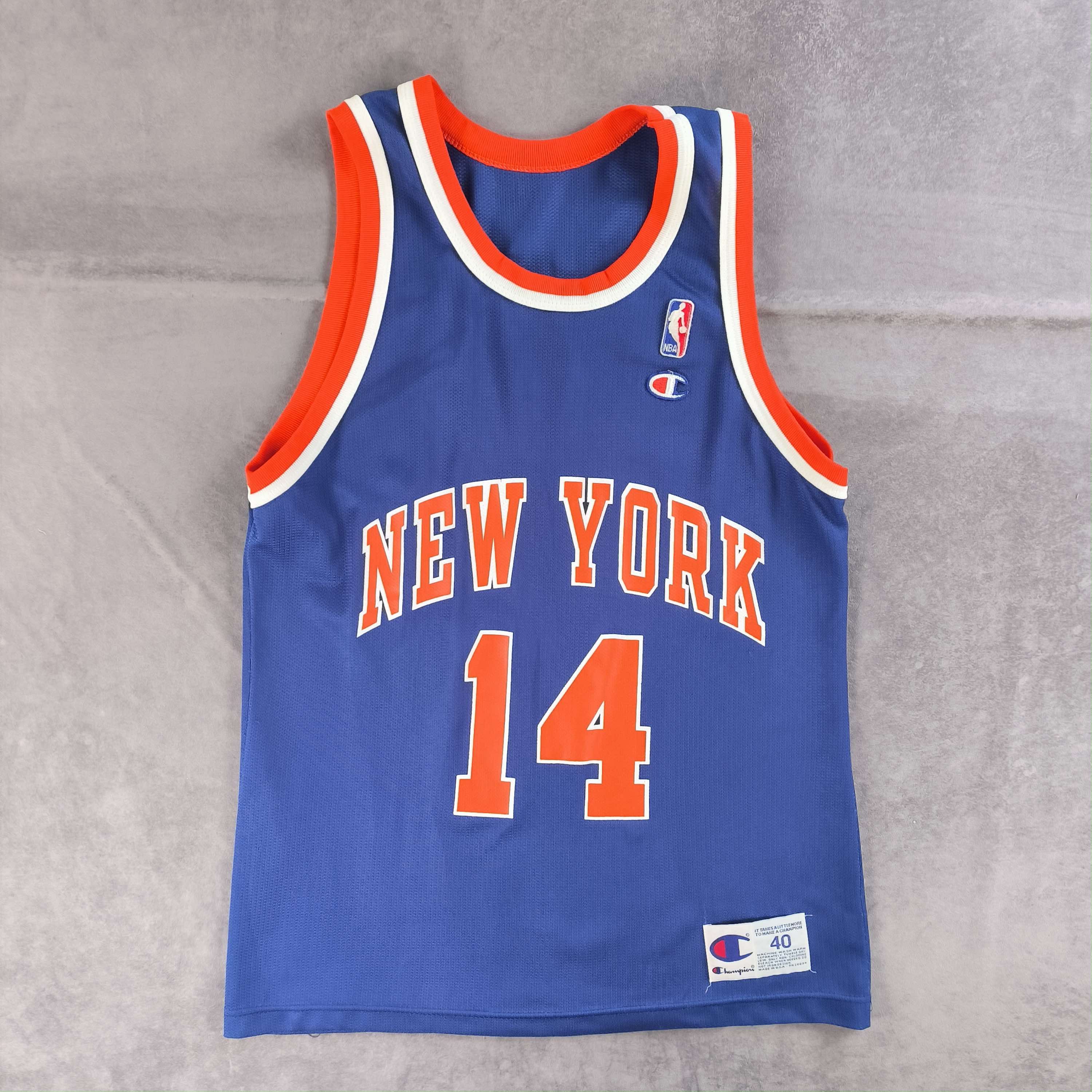 Champion New York Knicks Anthony Mason Champion NBA jersey size 40 Size US M / EU 48-50 / 2 - 1 Thumbnail