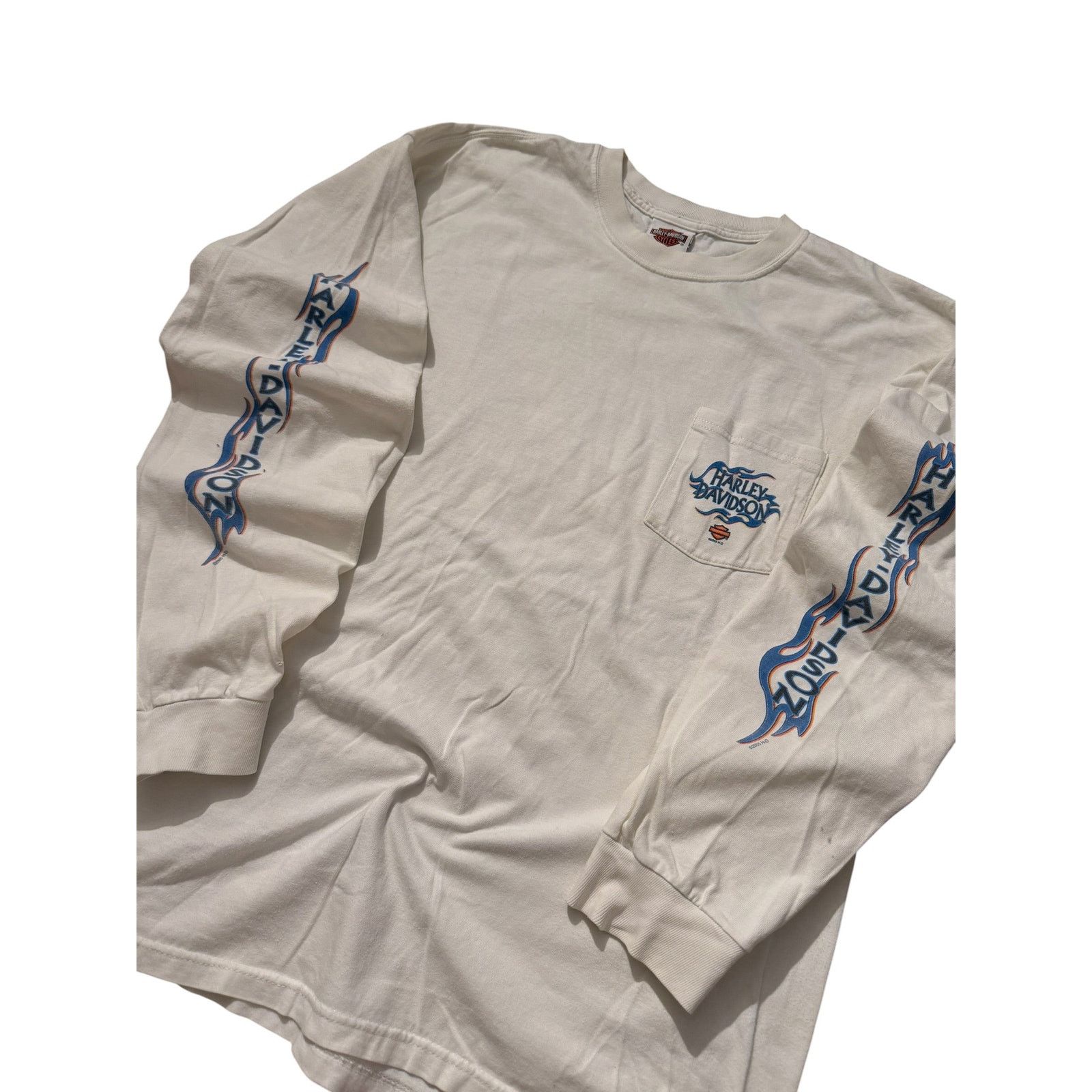 Vintage Vintage Vreeland's HD V-Twin Long Sleeve Bloomsburg PA Size US XL / EU 56 / 4 - 2 Thumbnail