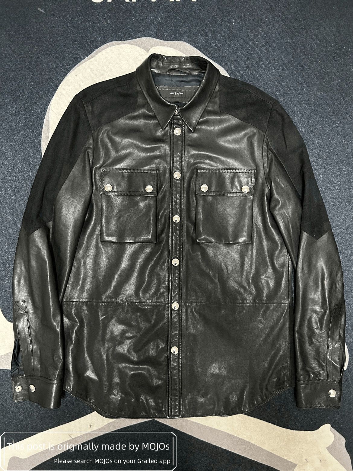 Givenchy Givenchy Runway Leather Shirt Jacket Size US L / EU 52-54 / 3 - 1 Thumbnail
