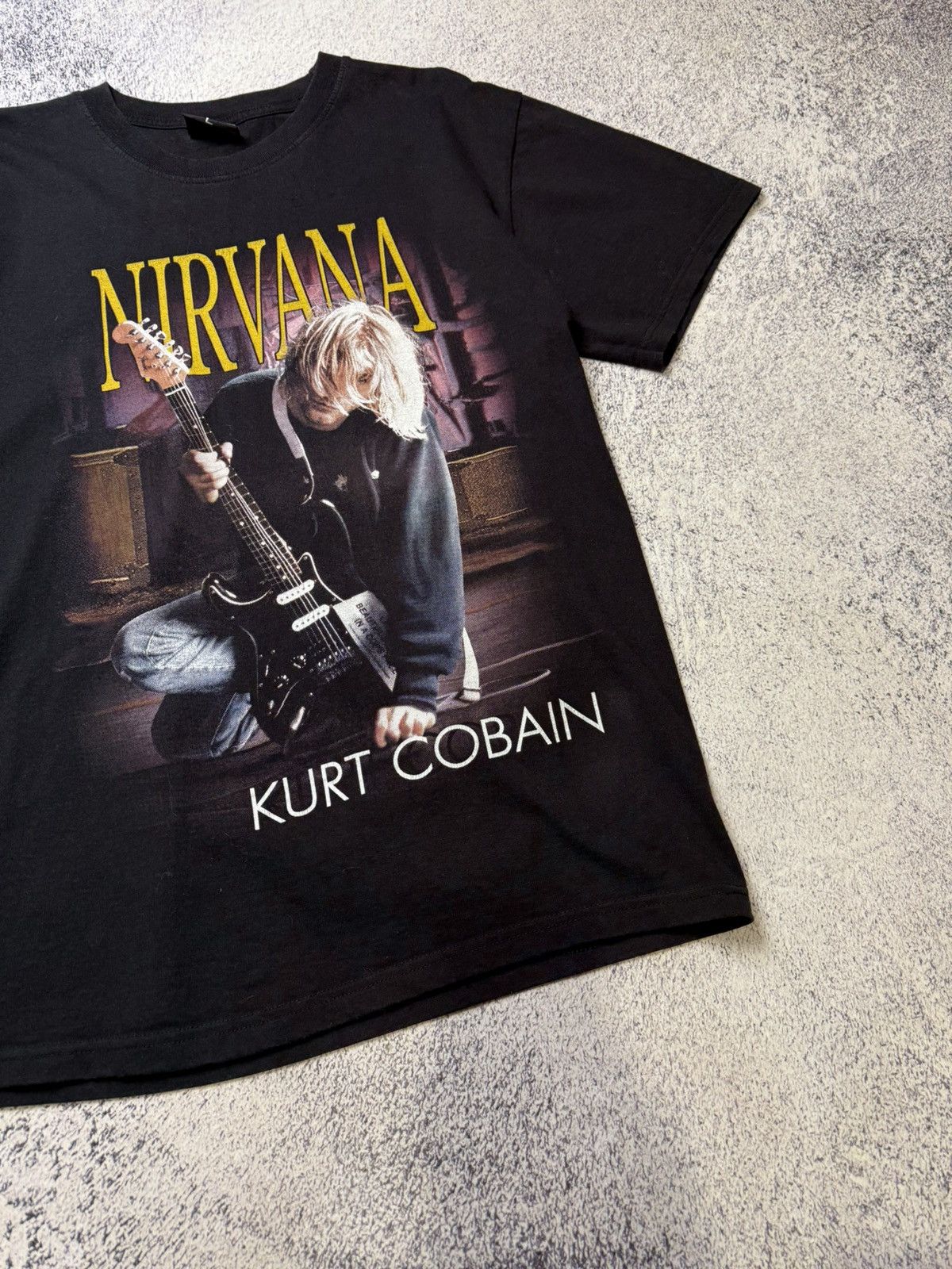 Nirvana Vintage Nirvana Kurt Cobain Black T Shirts Size US L / EU 52-54 / 3 - 16 Thumbnail