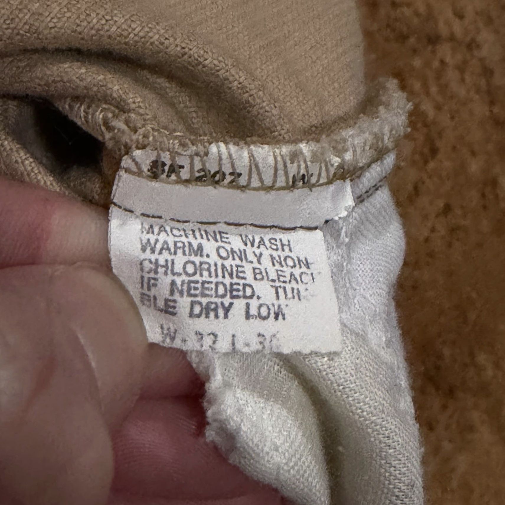 Levi's VINTAGE Levi's 519 Jeans Corduroy Wheat Beige 32x30 Regular Mens Straight 30 in 32 in EUC Talon Size US 32 / EU 48 - 6 Thumbnail