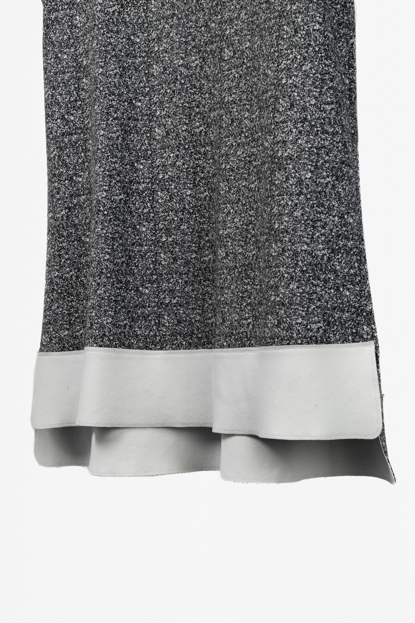 Marie Saint Pierre Marie Saint Pierre Grey Tweed Trapeze Style Dress Size L / US 10 / IT 46 - 5 Thumbnail