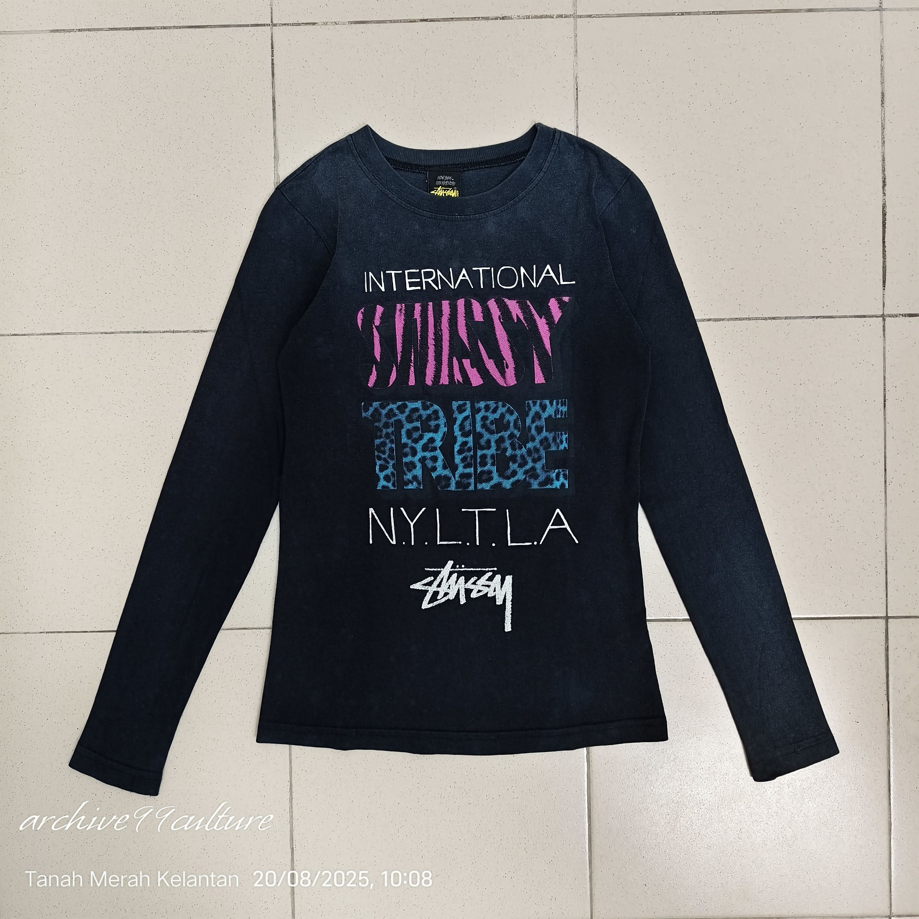 Stussy Vintage women's Stussy Tribe N.Y.T.L.A LS shirt Size S / US 4 / IT 40 - 1 Thumbnail