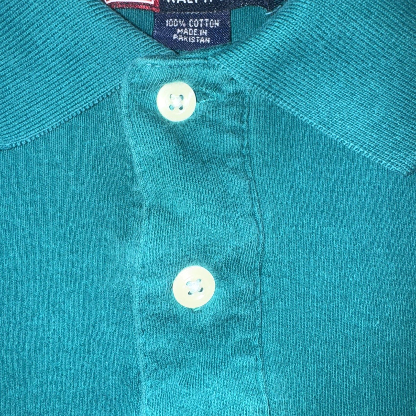 Chaps VINTAGE Chaps Polo Shirt Men’s M Teal Crest Logo - Polo Shirt - Men - M - Teal - Crest Logo - 22x26 - Ralph Lauren - Chaps Size US M / EU 48-50 / 2 - 4 Thumbnail
