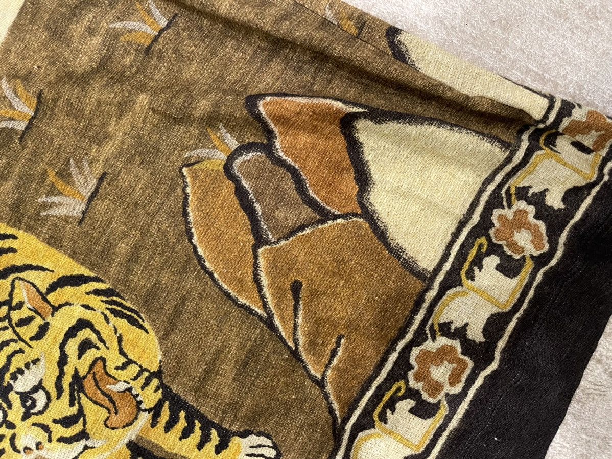 Gucci Gucci Linen Tiger TShirt Size US M / EU 48-50 / 2 - 7 Thumbnail