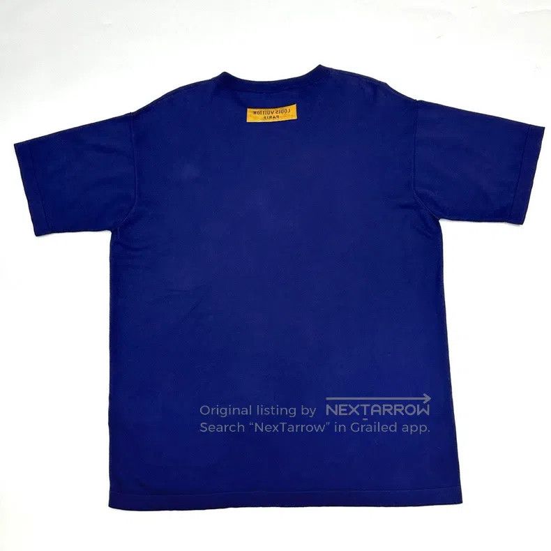Louis Vuitton Louis Vuitton Embroidered logo art lettering white and blu Size US L / EU 52-54 / 3 - 2 Thumbnail
