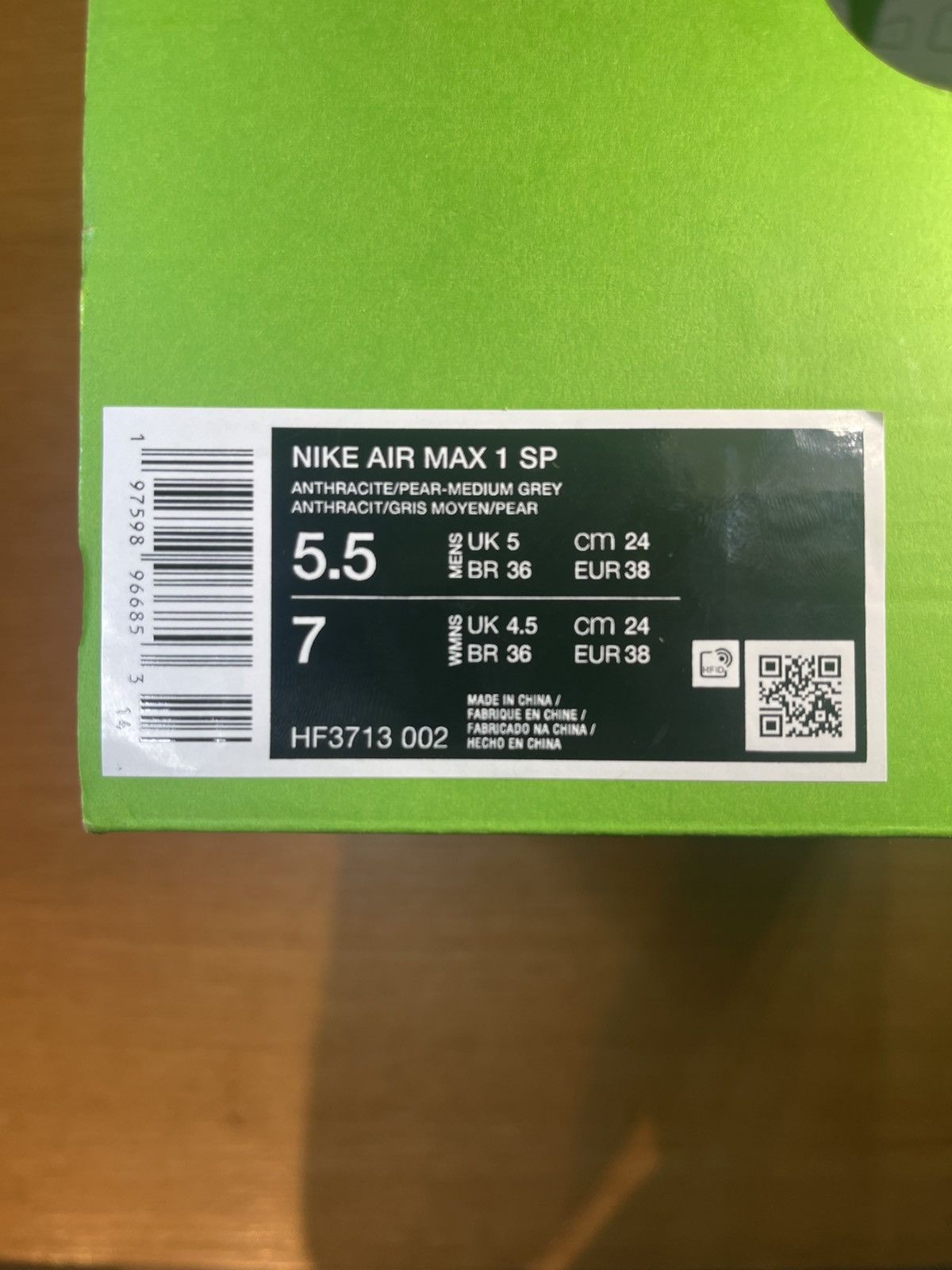 Nike Air Max 1 collaborazione HUF Size US 8 / IT 38 - 11 Thumbnail