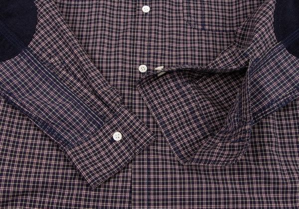 Junya Watanabe Shirt Triple-stitched checkered elbow patch Multicolor Size US S / EU 44-46 / 1 - 6 Thumbnail