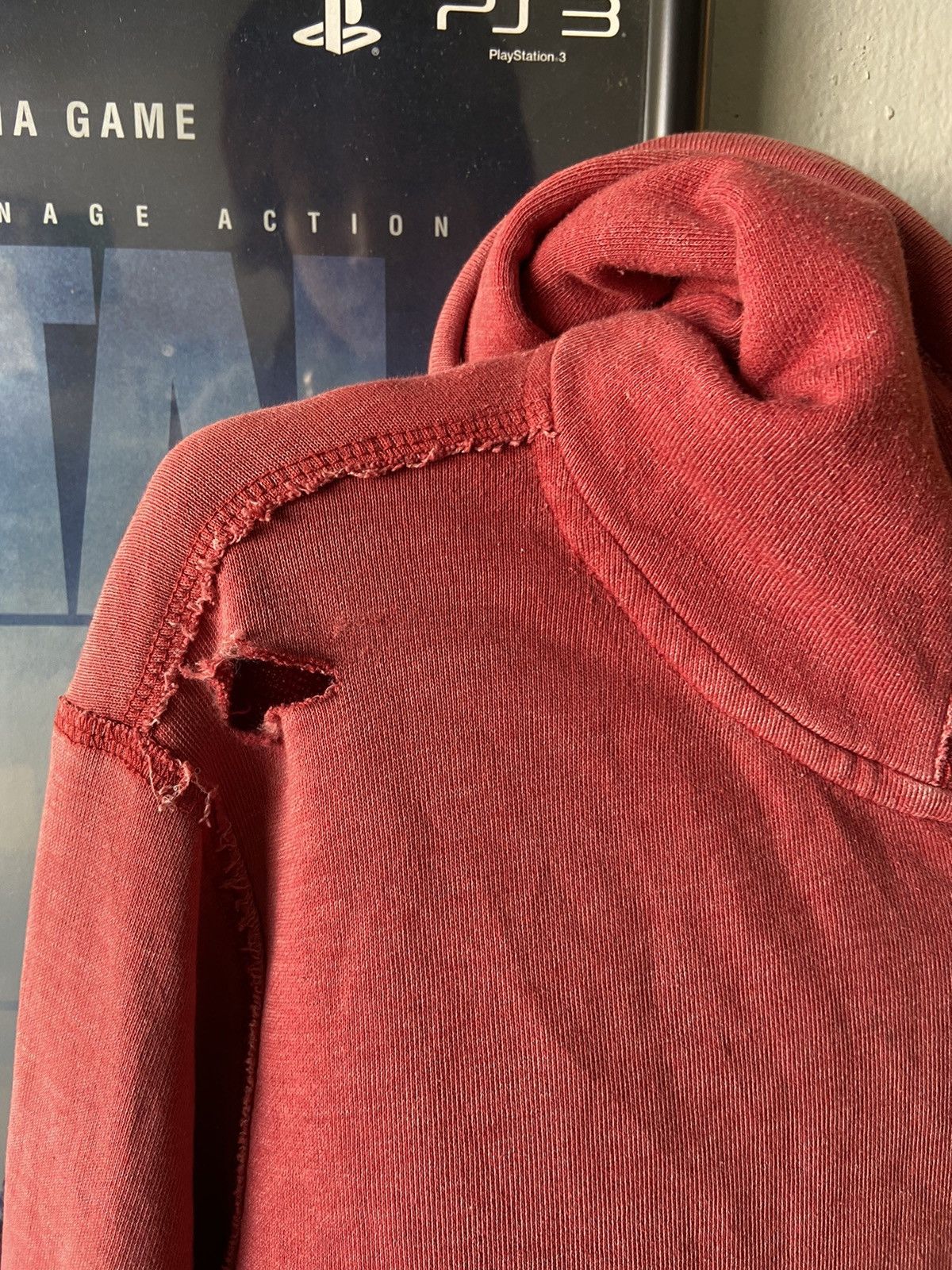 Japanese Brand × Vintage Vintage 90s hoodie distressed sun faded Size US XS / EU 42 / 0 - 5 Thumbnail