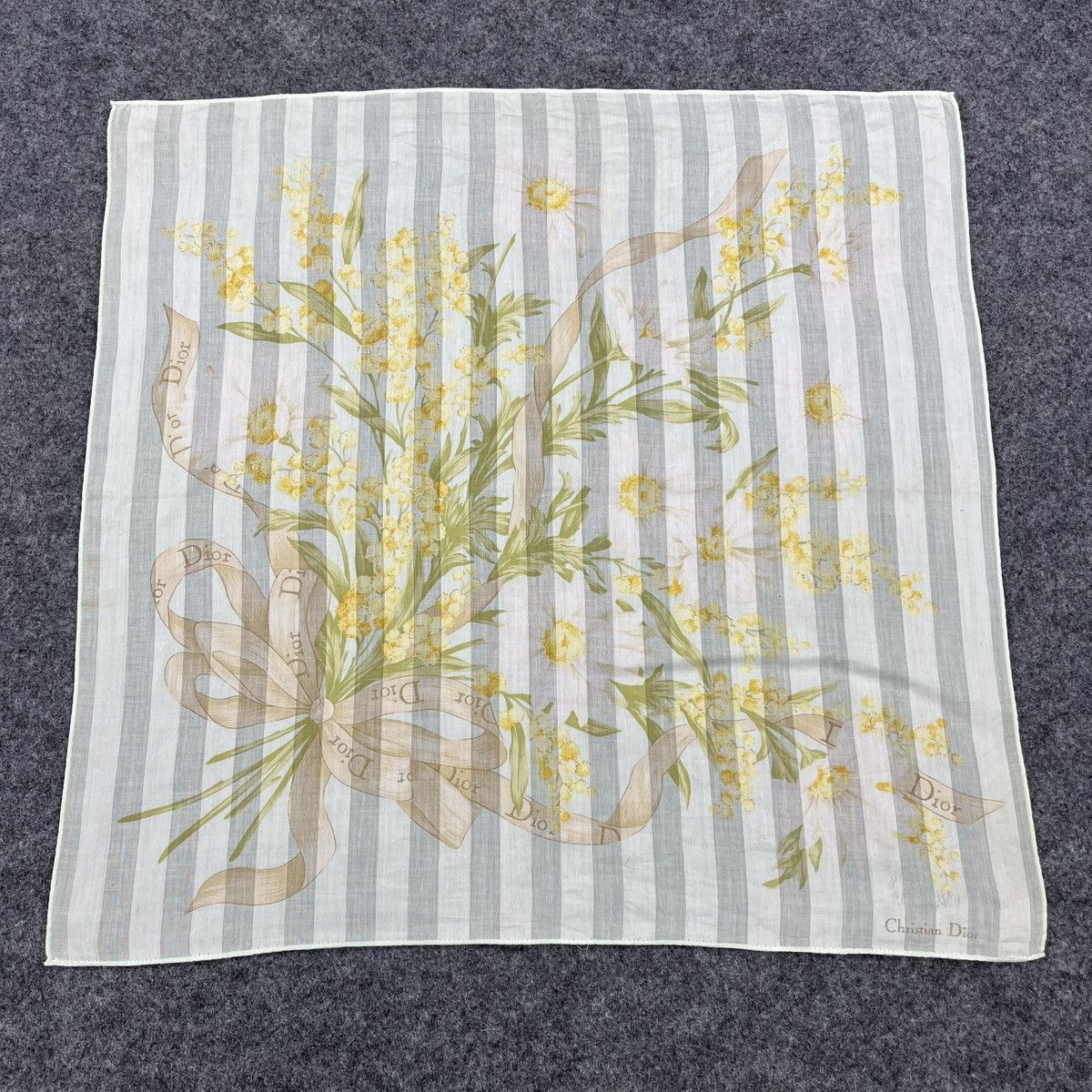 Vintage Christian Dior Handkerchief / Bandana / Neckerchief B725 Size ONE SIZE - 1 Thumbnail
