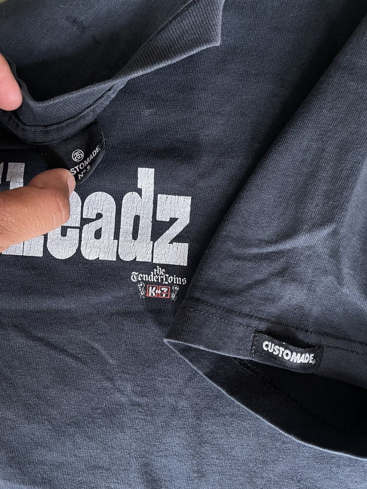 Stussy × Vintage Vintage Stussy x Tenderloin K7 Stussyheadz T Shirt Size US L / EU 52-54 / 3 - 3 Thumbnail
