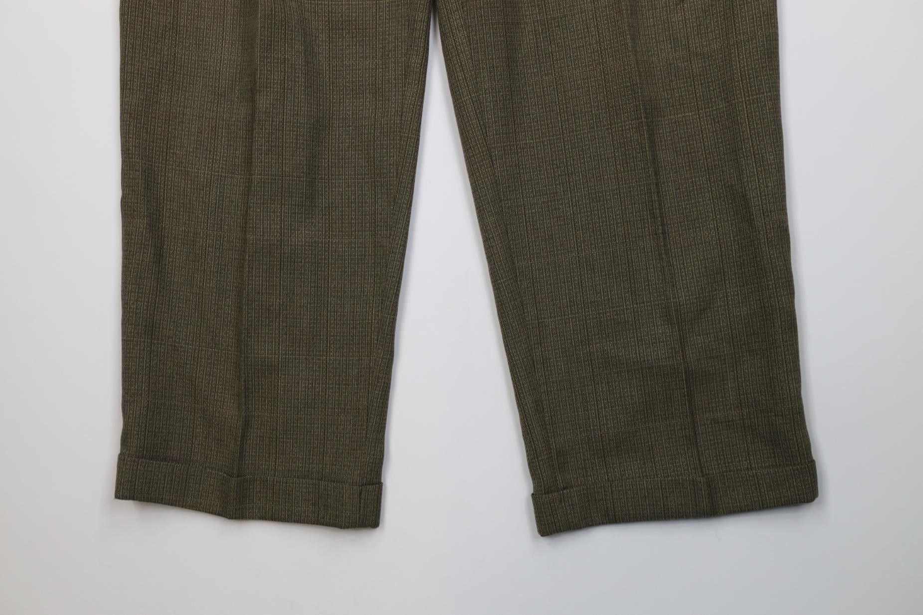 Vintage Vintage 90s Streetwear Knit Wide Leg Chino Pants Striped Size US 36 / EU 52 - 4 Thumbnail