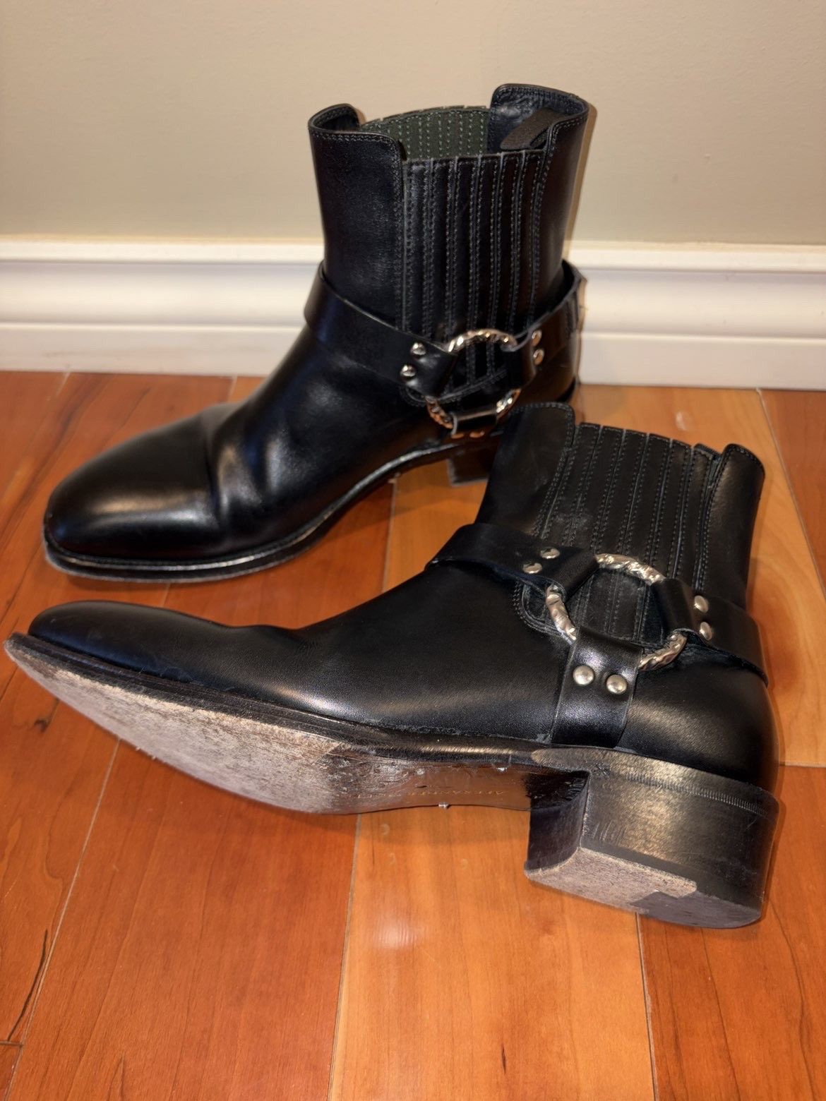 McQ Alexander McQueen alexander McQueen Hammered ring cowboy boots Size US 8 / EU 41 - 3 Thumbnail