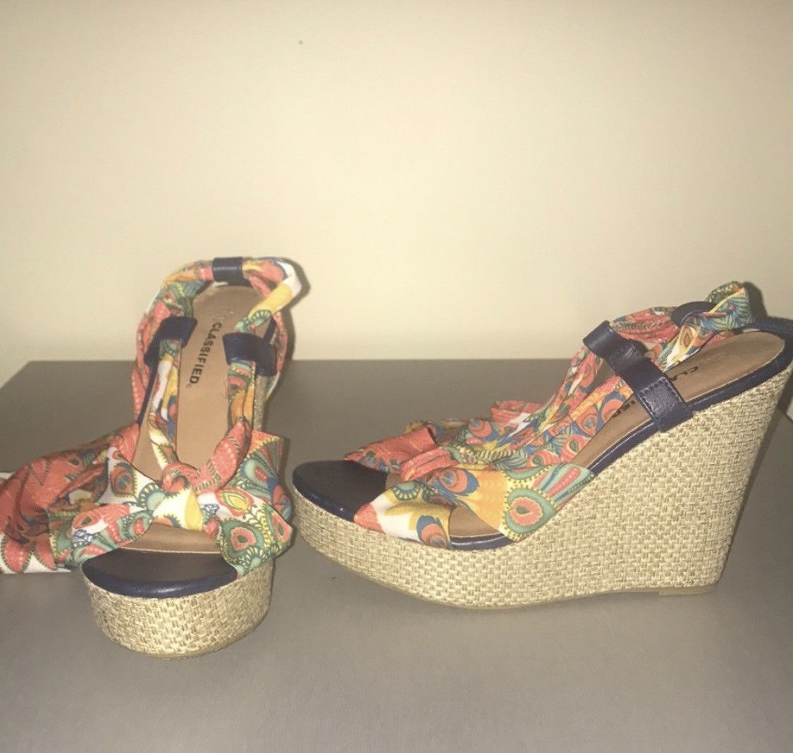 Other ESPADRILLES LACE UP WEDGE SANDALS Size US 7 / IT 37 - 3 Thumbnail